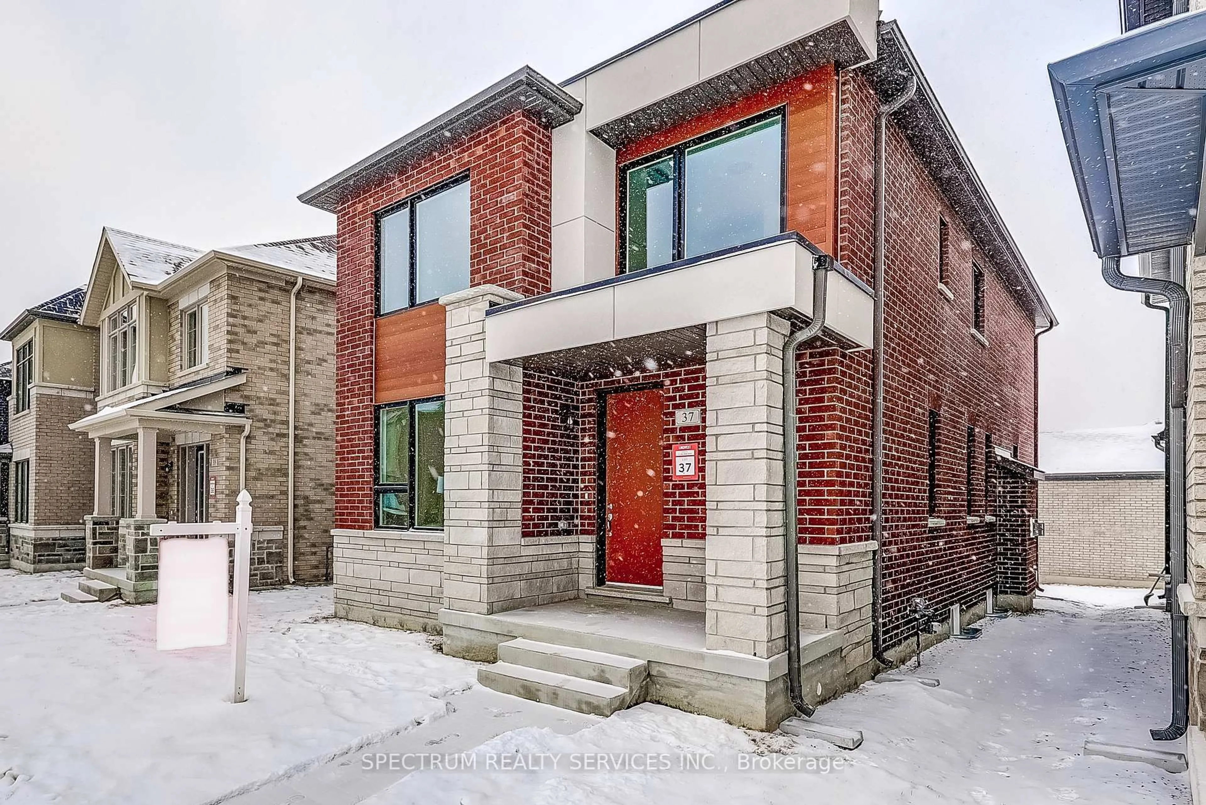 Home with brick exterior material, street for 37 John Rolph St, Markham Ontario L6B 1R8