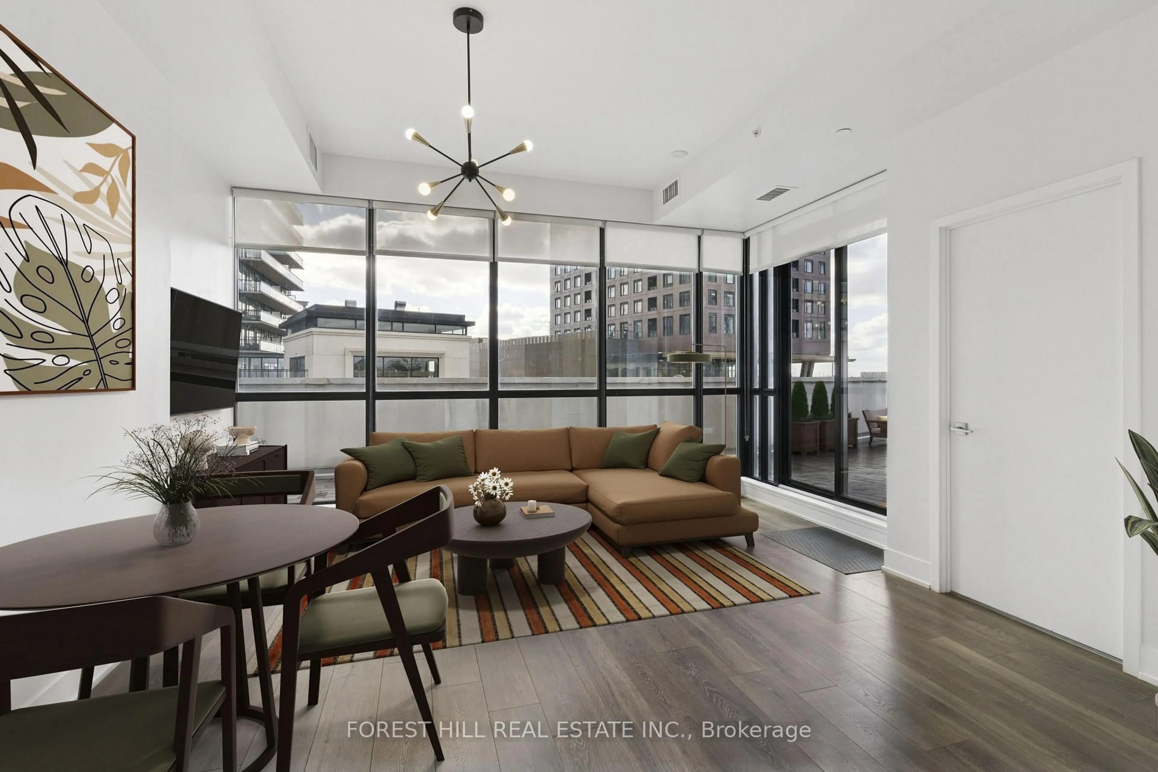 Living room with furniture, unknown for 2916 Hwy 7 Rd #203, Vaughan Ontario L4K 0K6