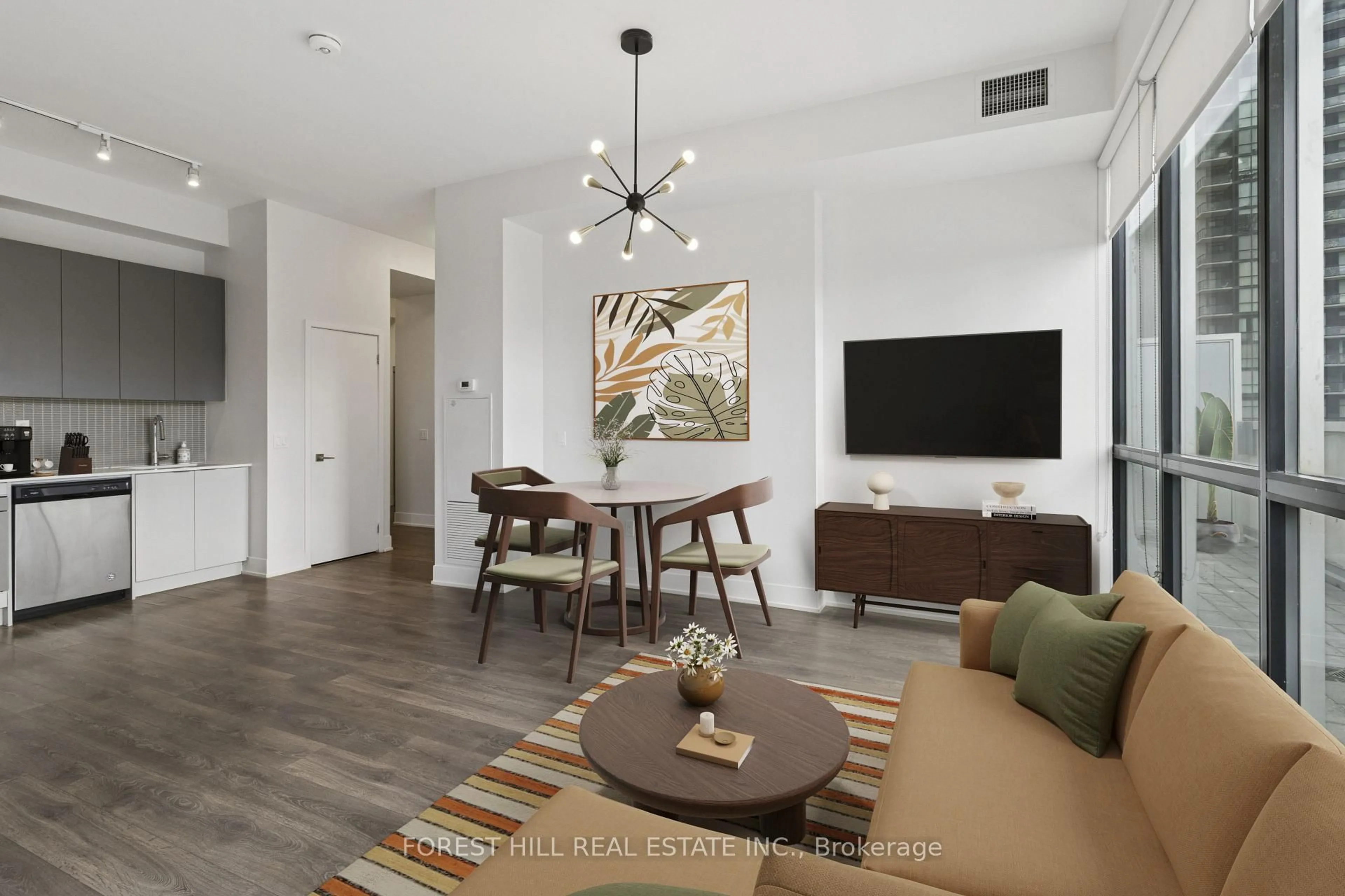 Living room with furniture, unknown for 2916 Hwy 7 Rd #203, Vaughan Ontario L4K 0K6