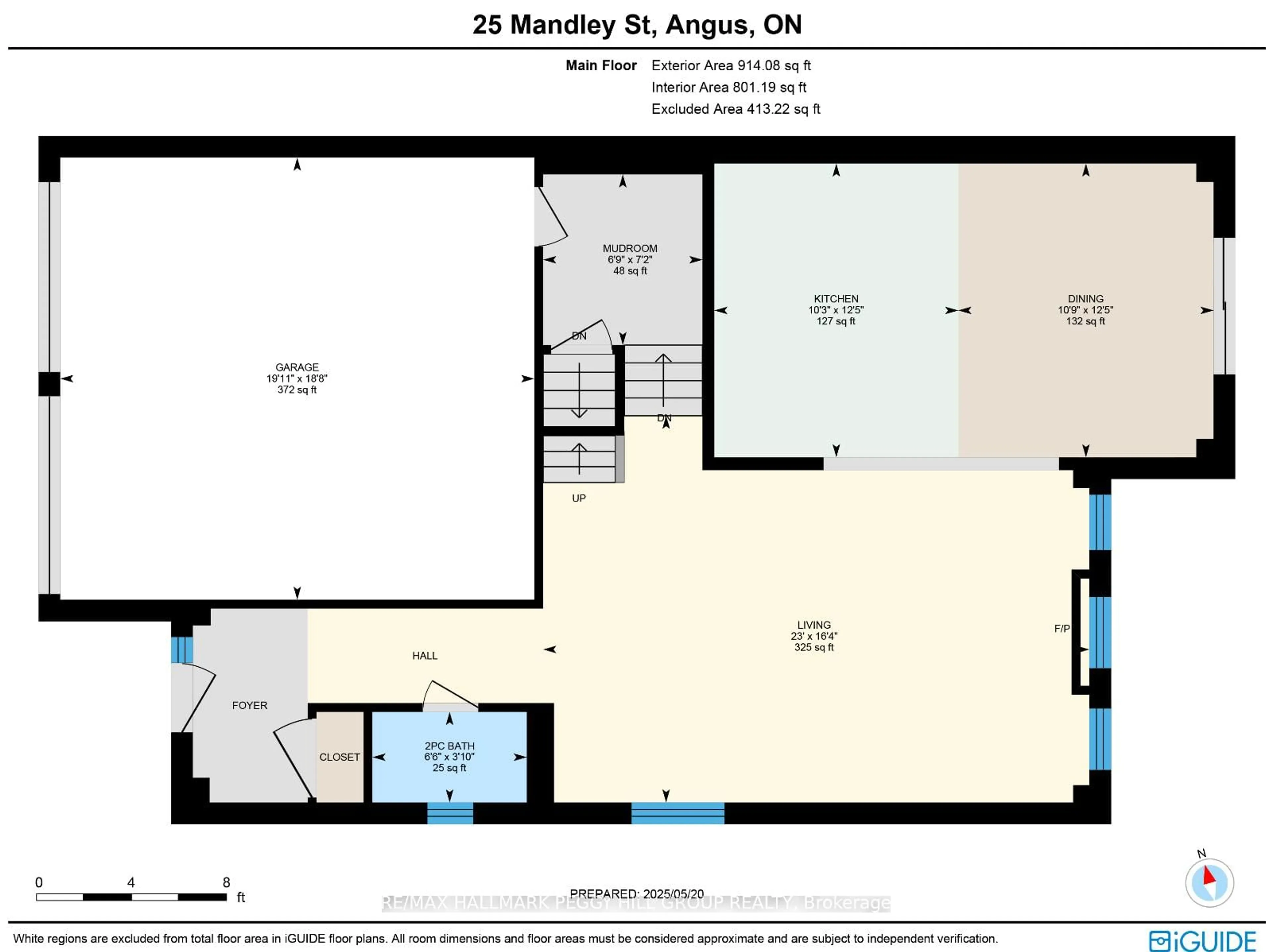 Floor plan for 25 Mandley St, Essa Ontario L3W 0B6
