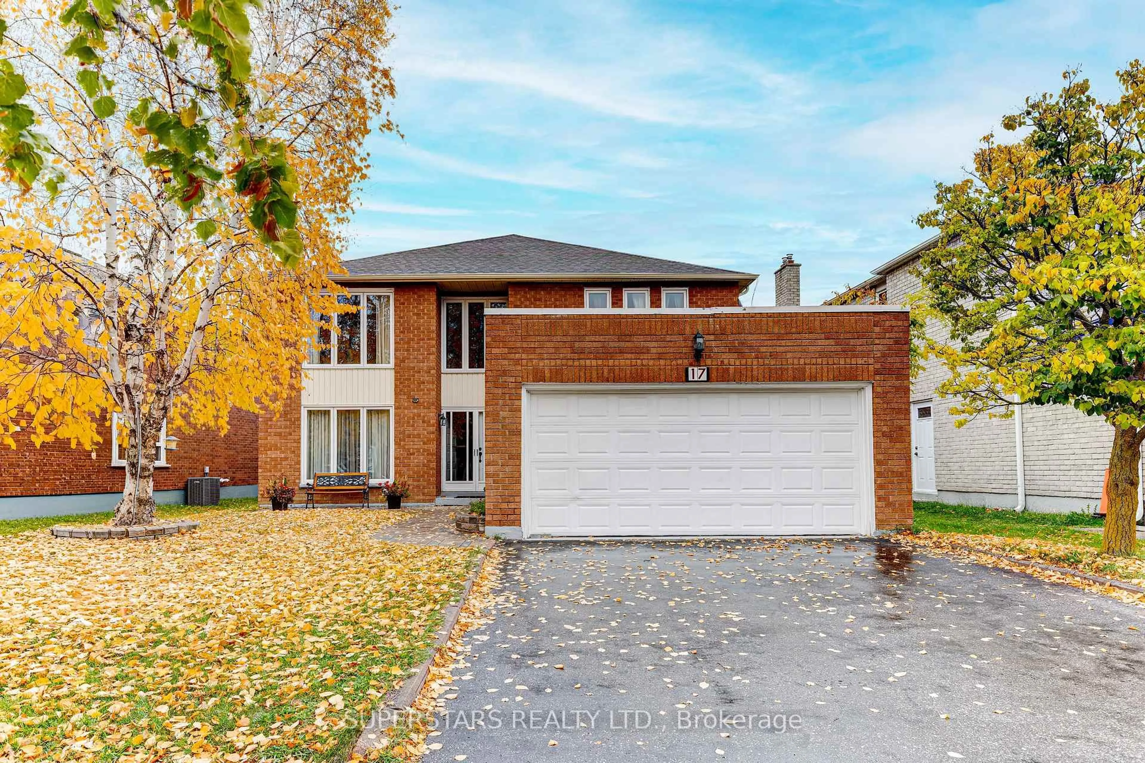 Home with brick exterior material, street for 17 Hillcroft Dr, Markham Ontario L3S 1R7