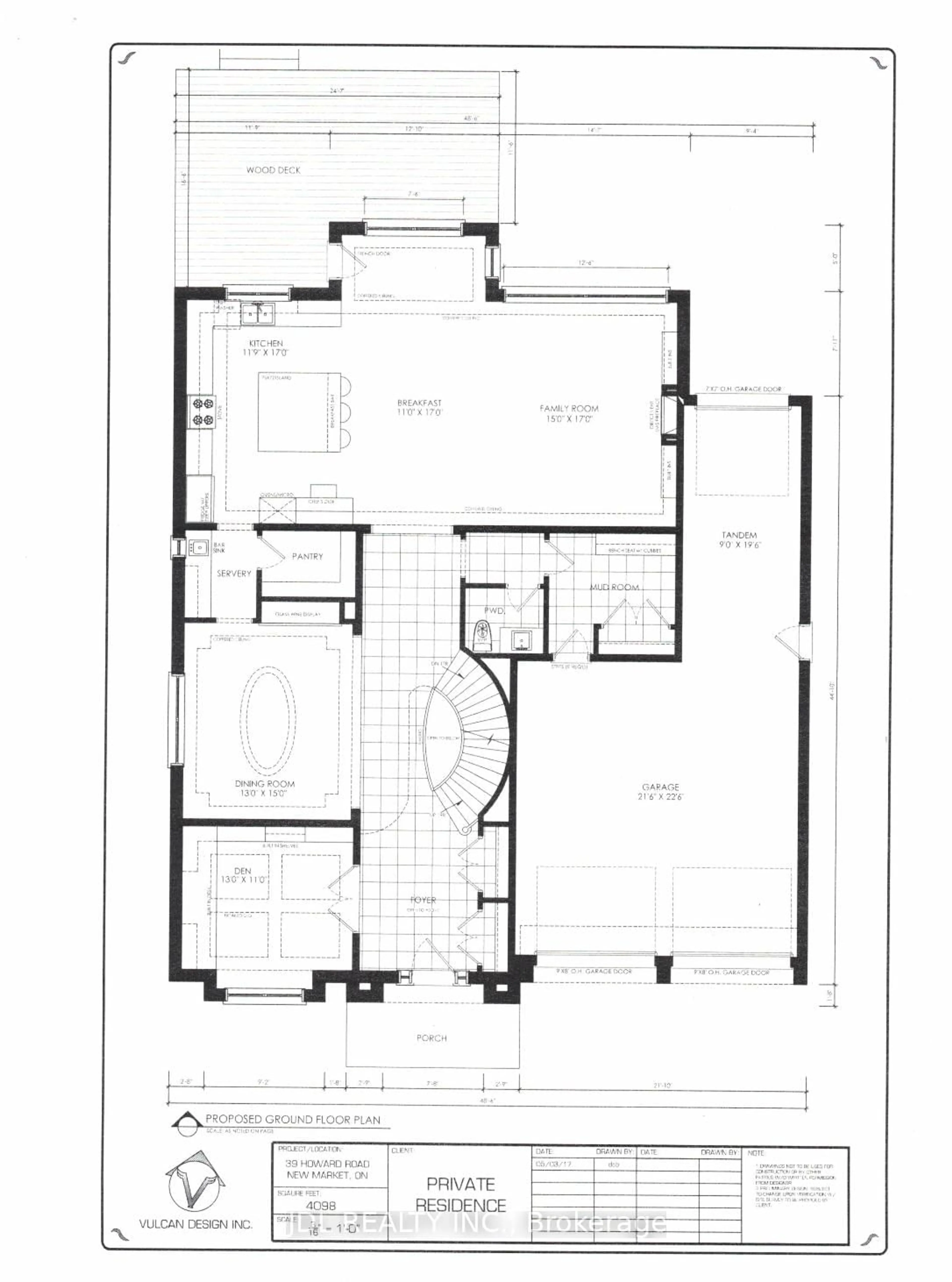Floor plan for 39 Howard Rd, Newmarket Ontario L3Y 3G6