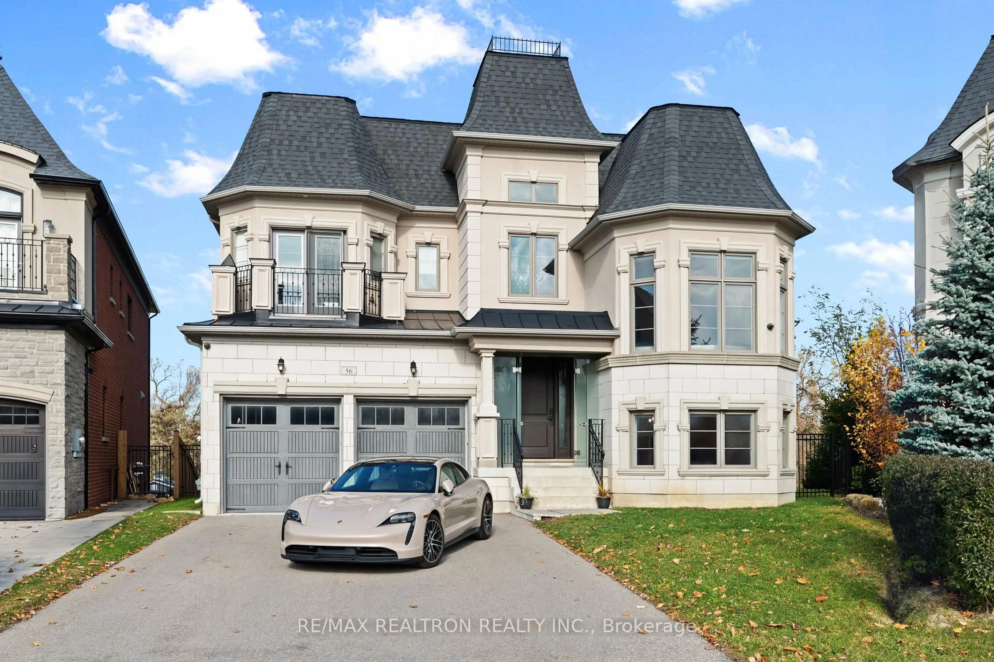 Home with brick exterior material, street for 56 Ria Crt, King Ontario L7B 0N5