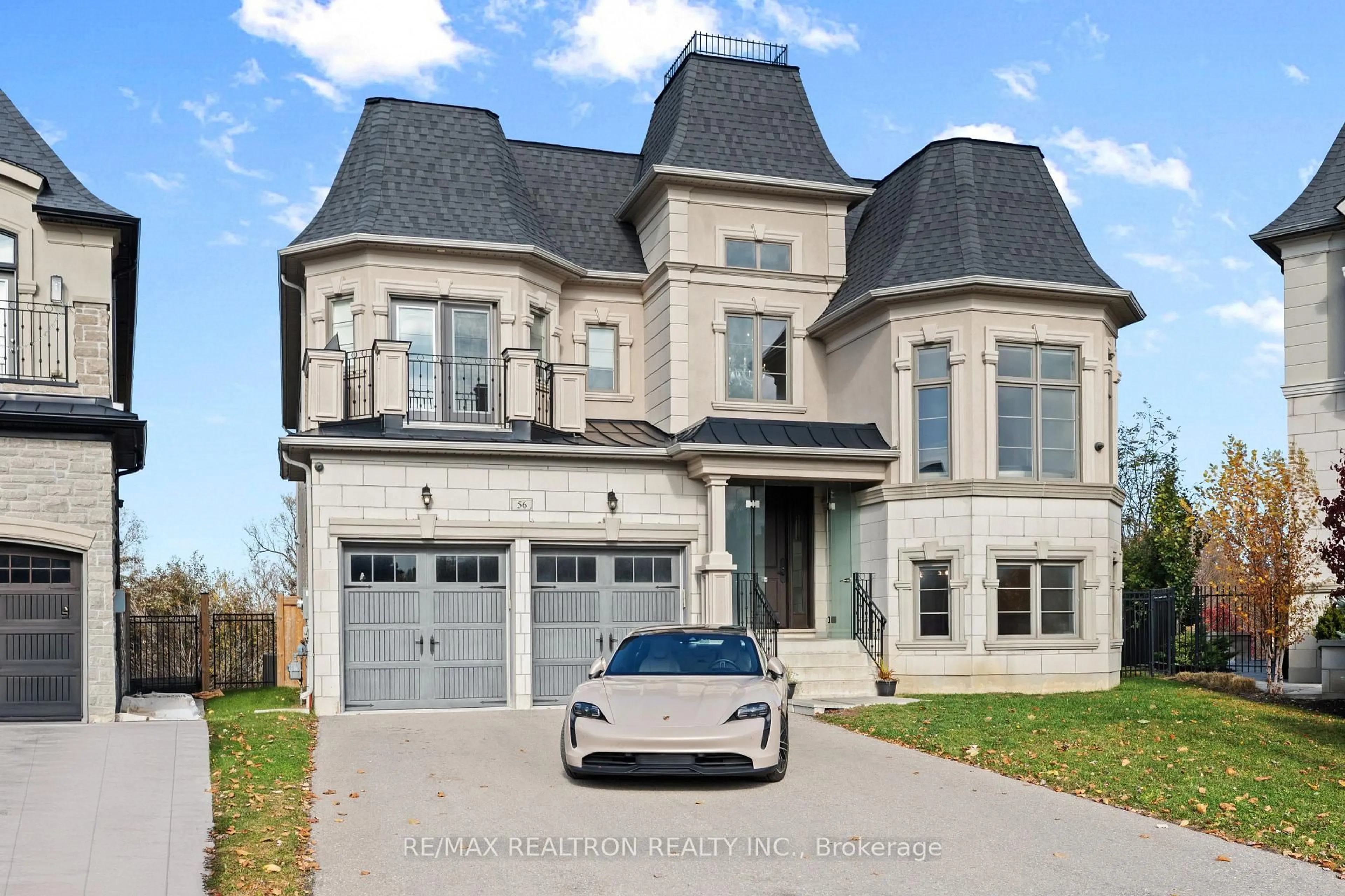 Home with brick exterior material, street for 56 Ria Crt, King Ontario L7B 0N5