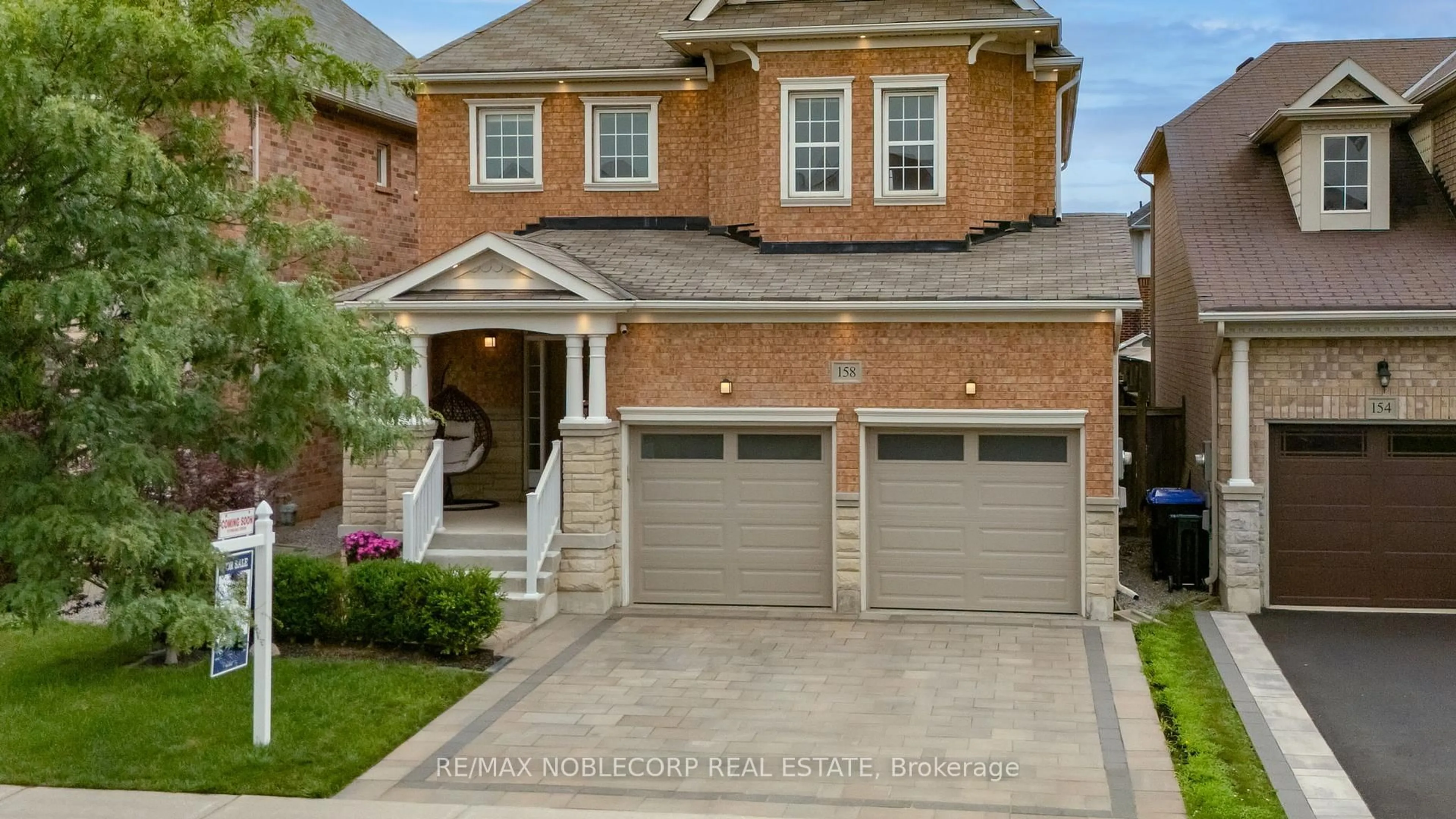 Home with brick exterior material, street for 158 Downy Emerald Dr, Bradford West Gwillimbury Ontario L3Z 0E6