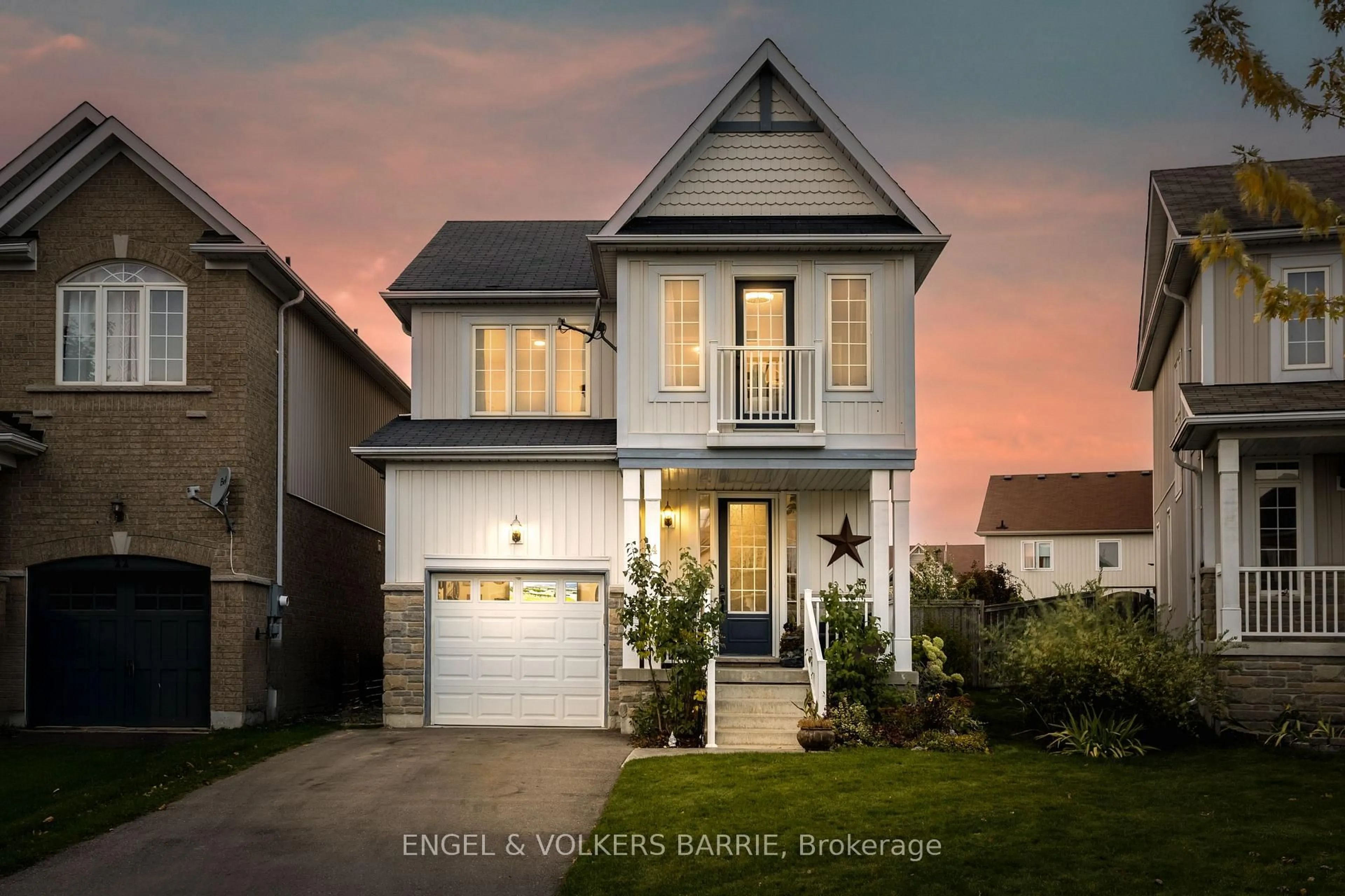 Home with vinyl exterior material, street for 24 Legion Way, Essa Ontario L3W 0M7