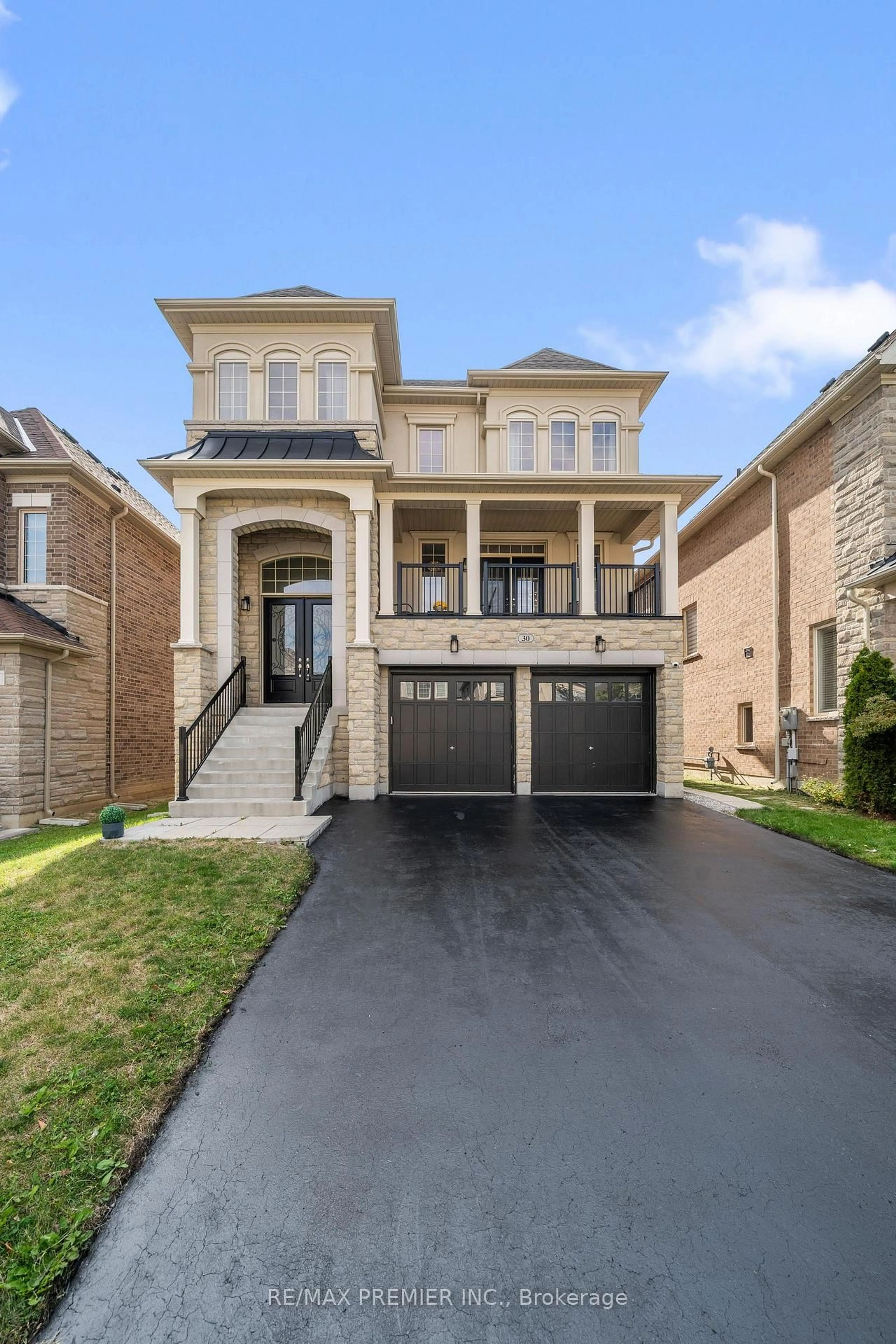 Home with brick exterior material, street for 30 Bannockburn Dr, Vaughan Ontario L4H 4P8