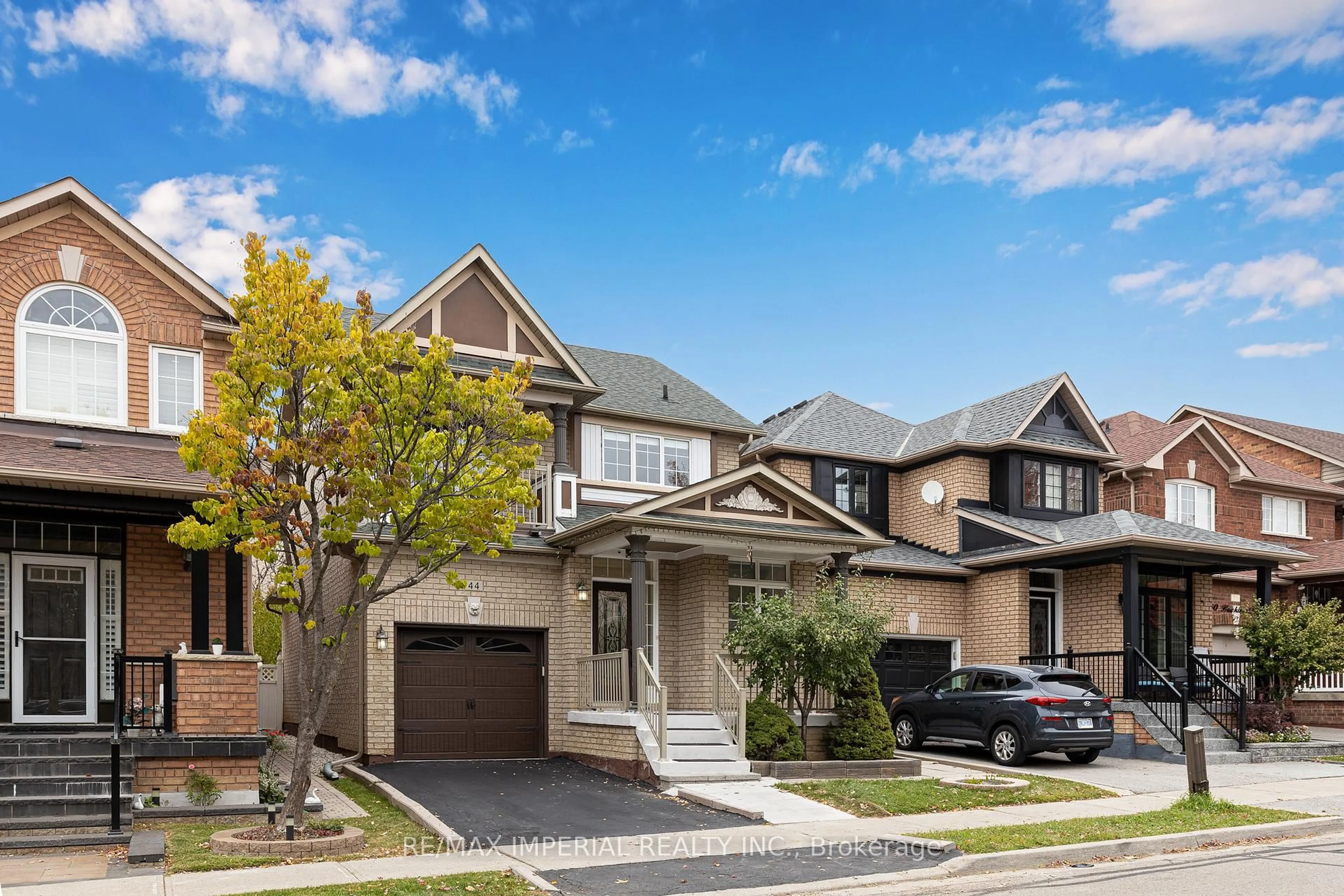 Home with brick exterior material, street for 44 Hawkview Blvd, Vaughan Ontario L4H 2E2