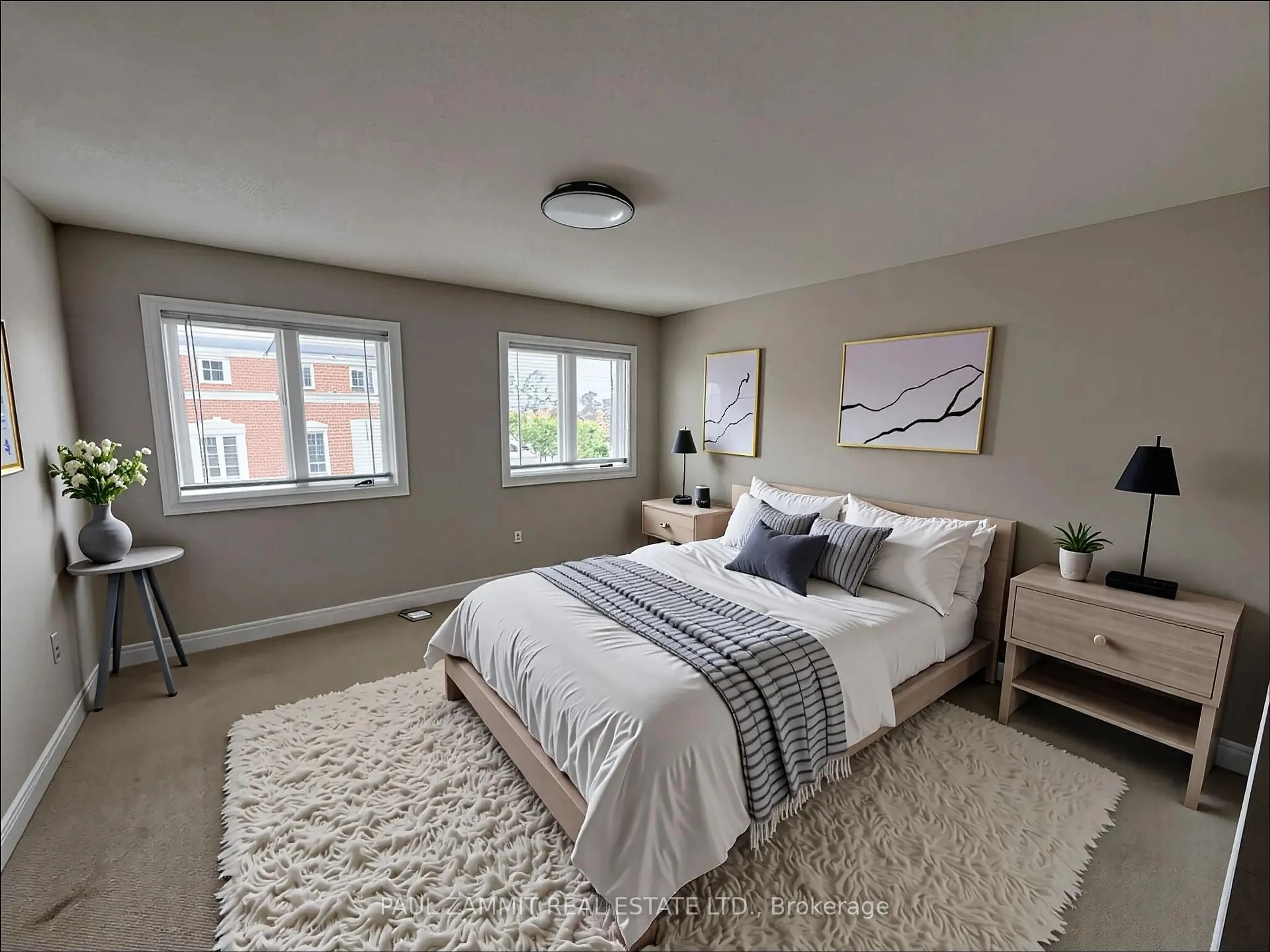 Bedroom with bed, unknown for 74 Sanctuary Way, Markham Ontario L6E 0C2