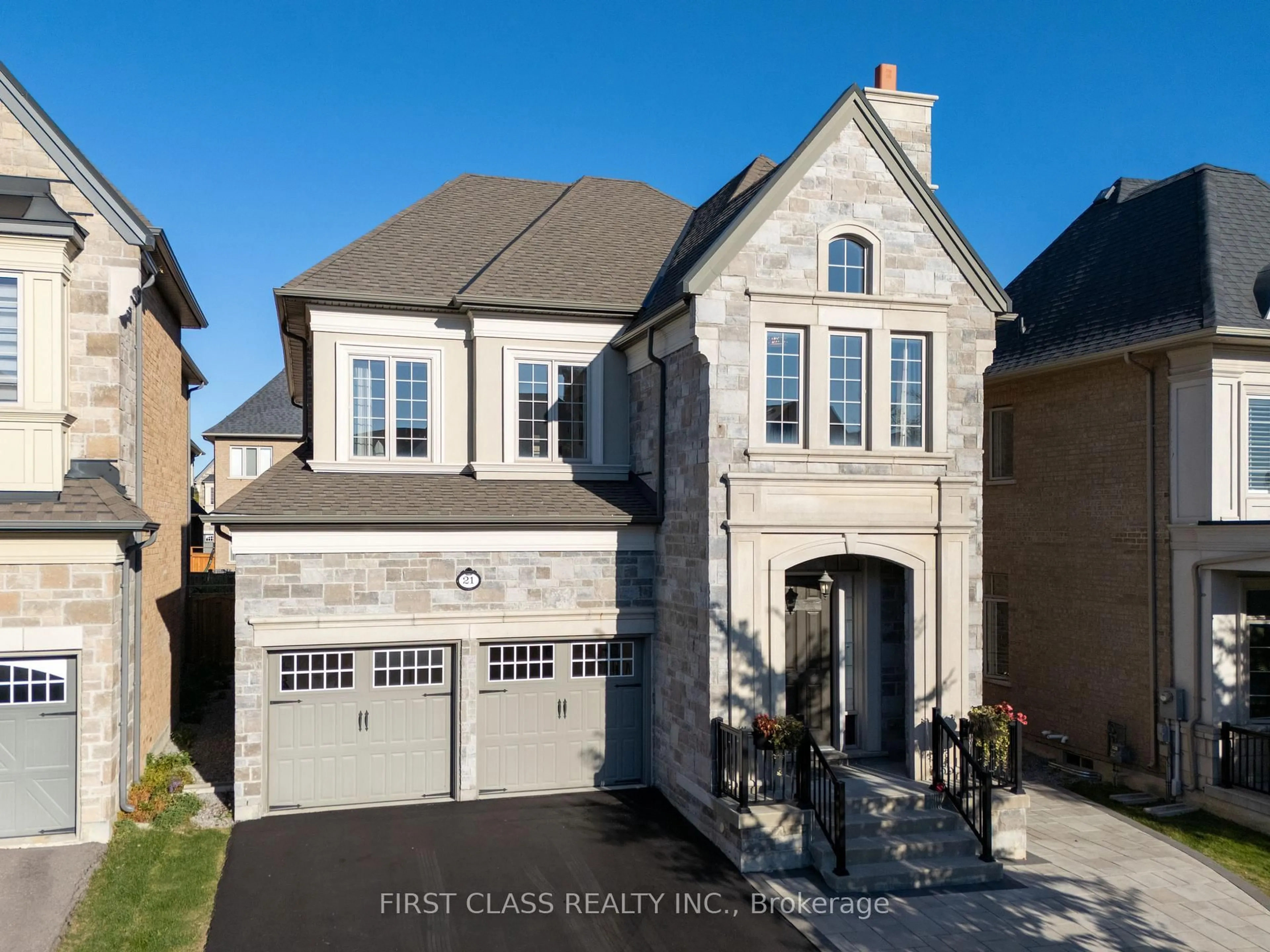 Home with brick exterior material, street for 21 Rhine River St, Richmond Hill Ontario L4E 1E3