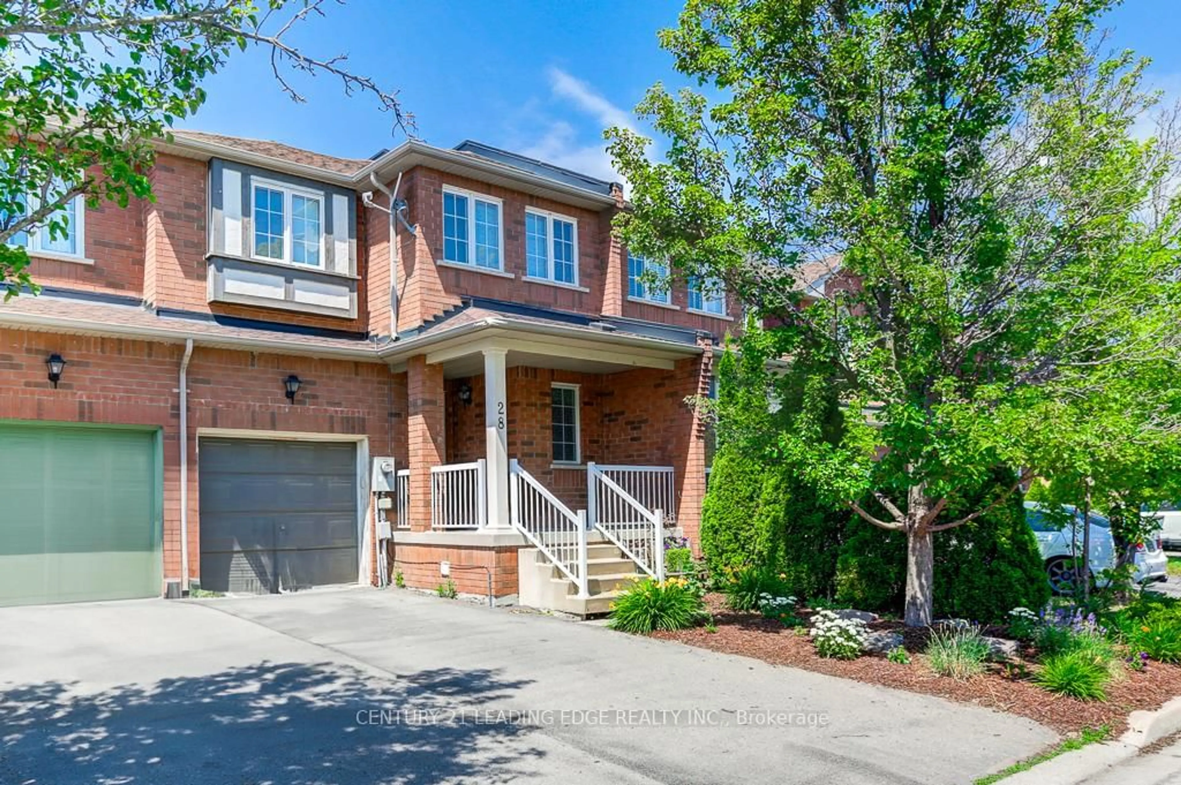 Home with brick exterior material, street for 28 CHARLES STURDY Rd, Markham Ontario L6C 3E8