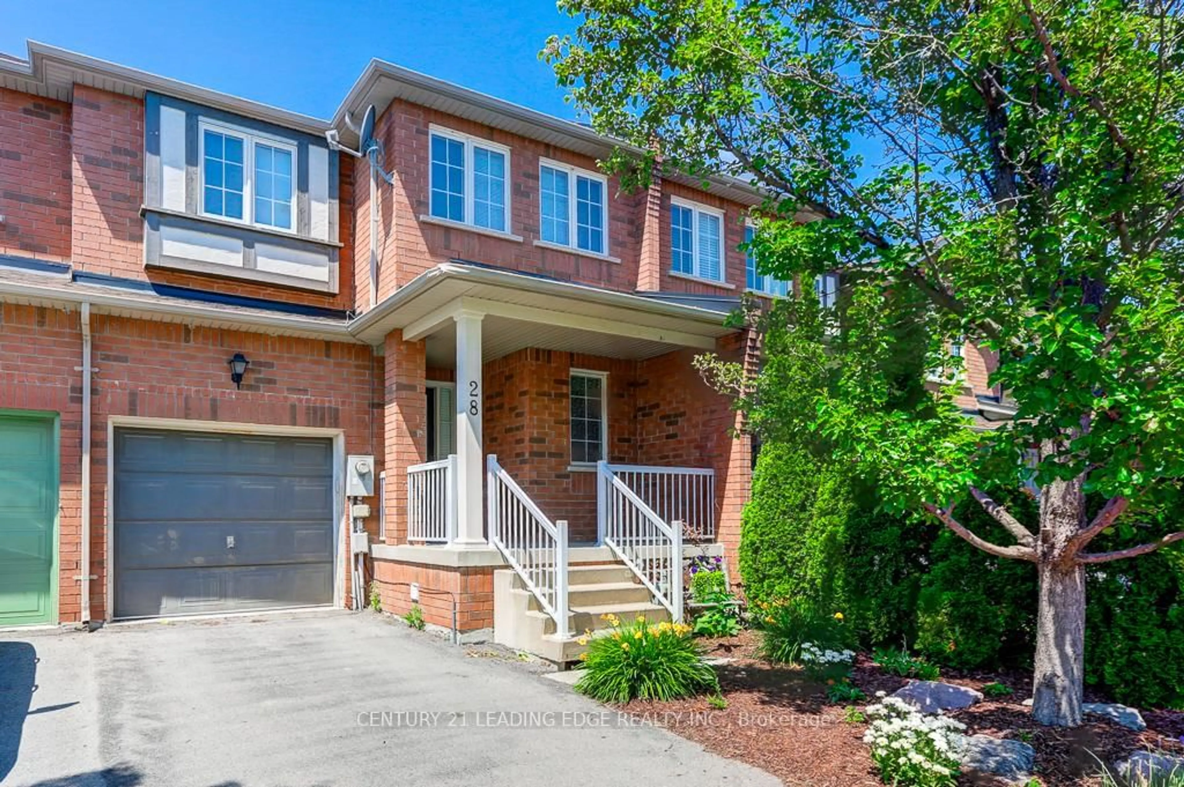 Home with brick exterior material, street for 28 CHARLES STURDY Rd, Markham Ontario L6C 3E8