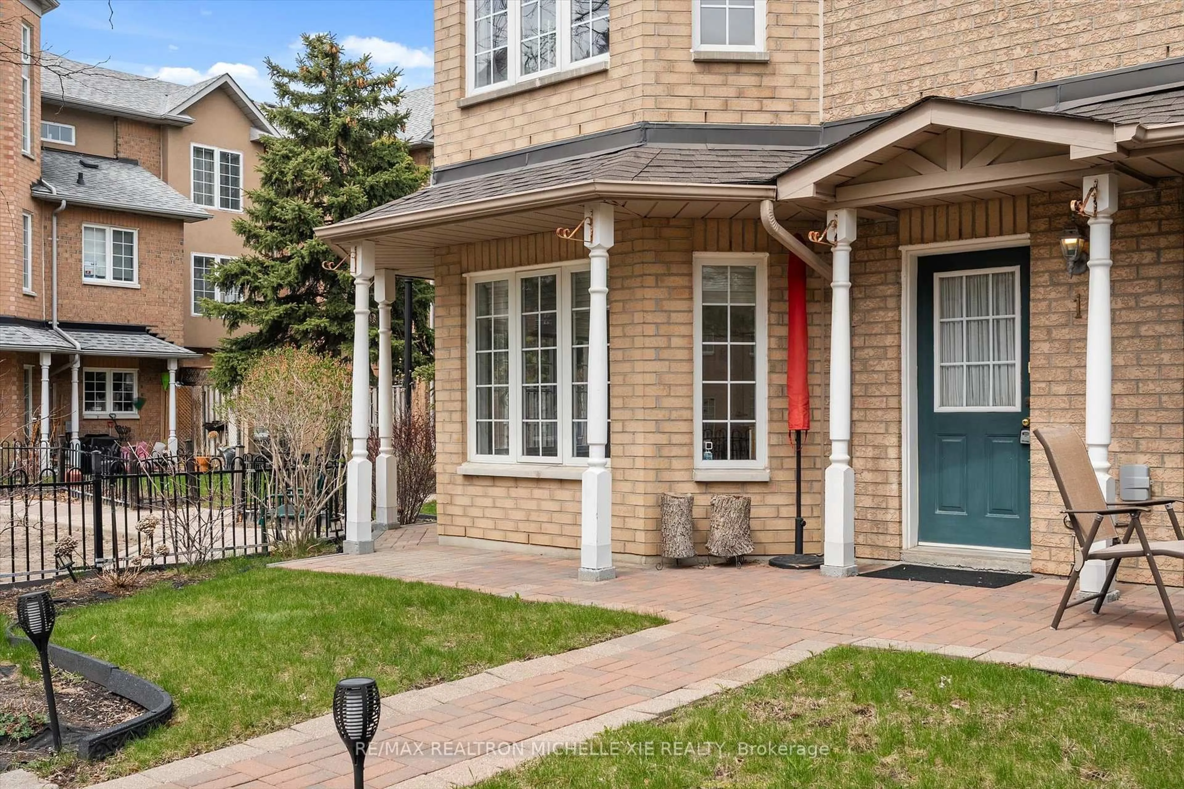 Home with brick exterior material, street for 23 St.Moritz Way #01, Markham Ontario L3R 4G4