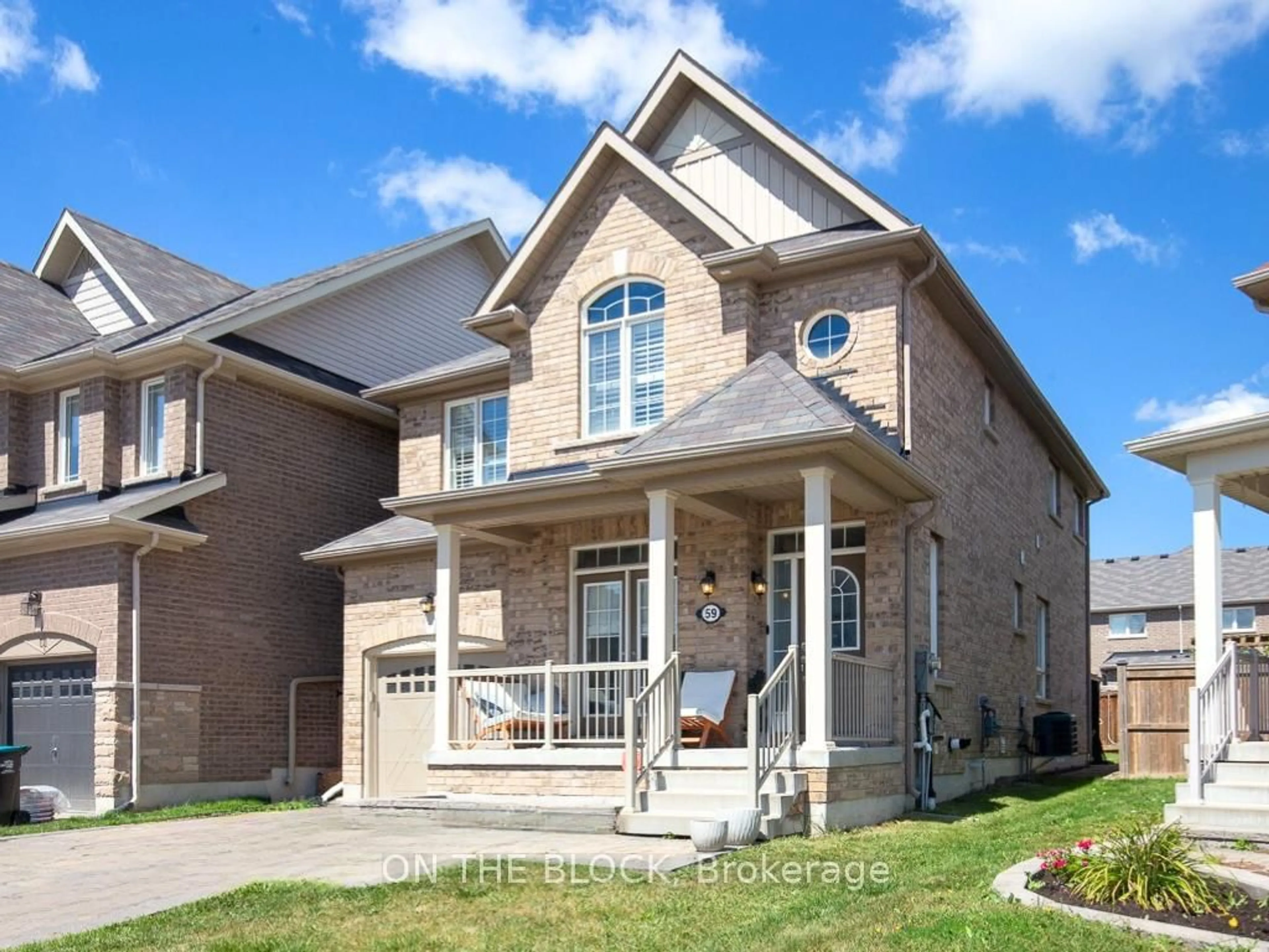 Home with brick exterior material, street for 59 Hawke Cres, New Tecumseth Ontario L0G 1W0