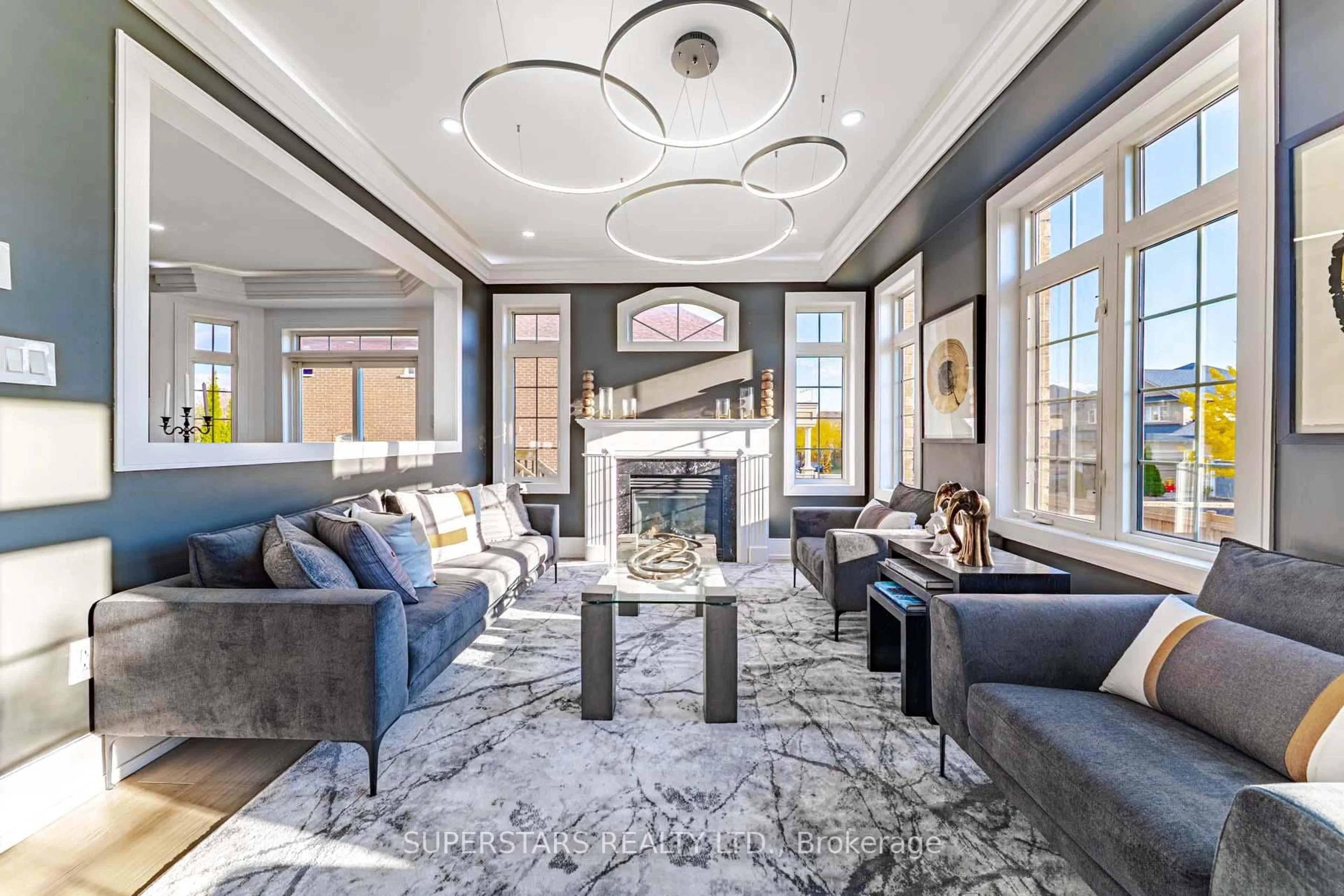 Living room with furniture, unknown for 113 Riverwalk Dr, Markham Ontario L6B 0B8