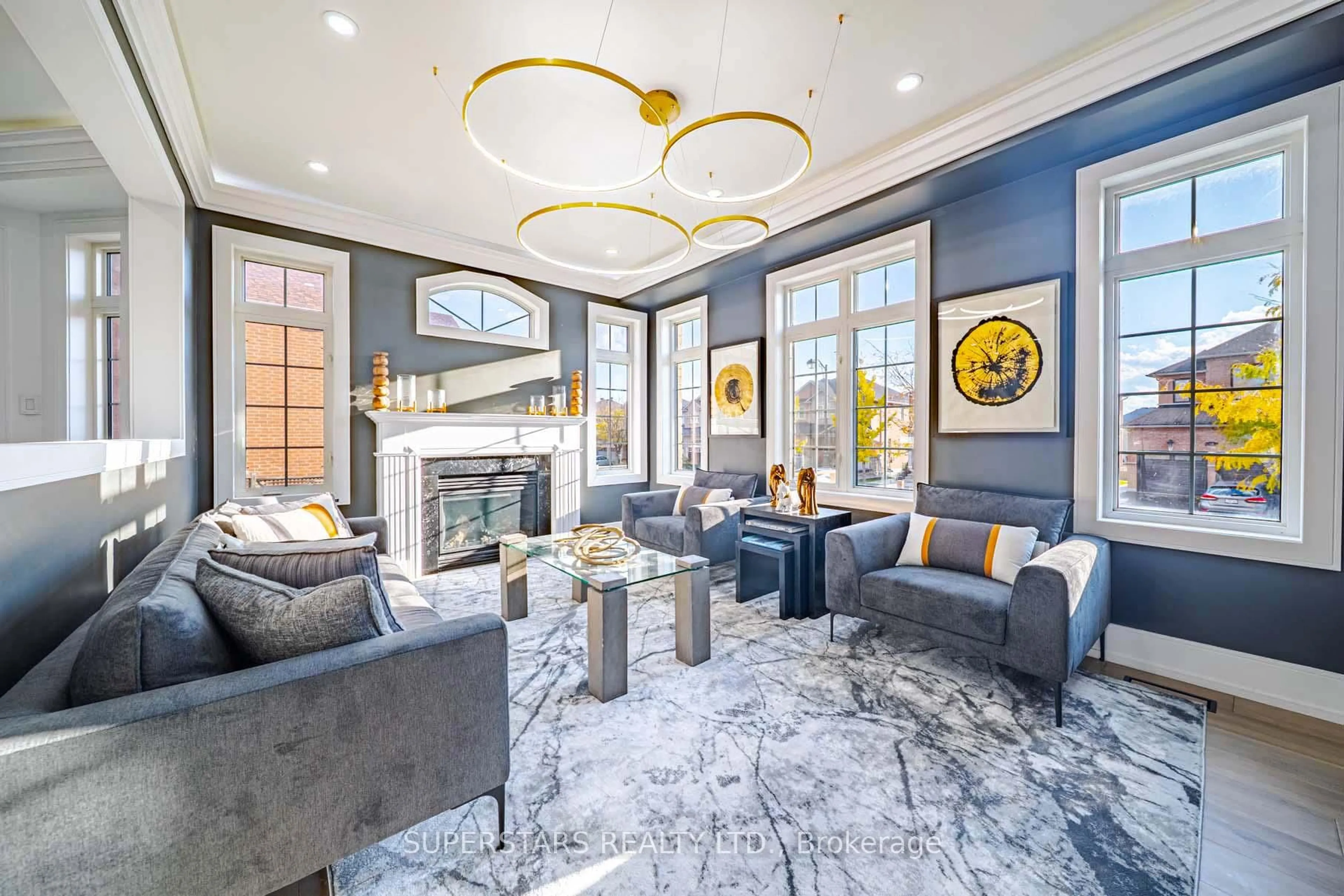 Living room with furniture, unknown for 113 Riverwalk Dr, Markham Ontario L6B 0B8