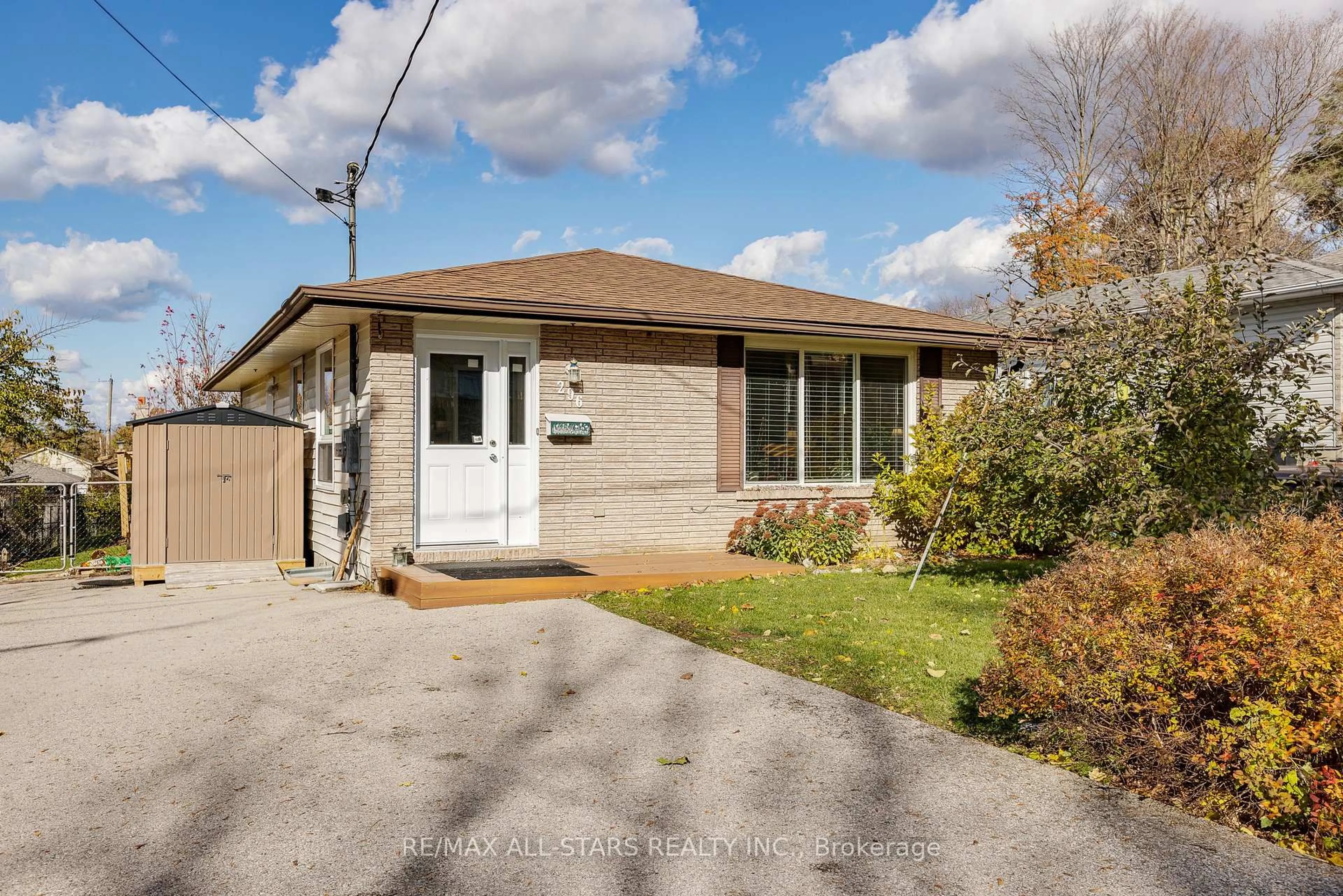 Home with brick exterior material, street for 296 Terrace Dr, Georgina Ontario L4P 2Y8