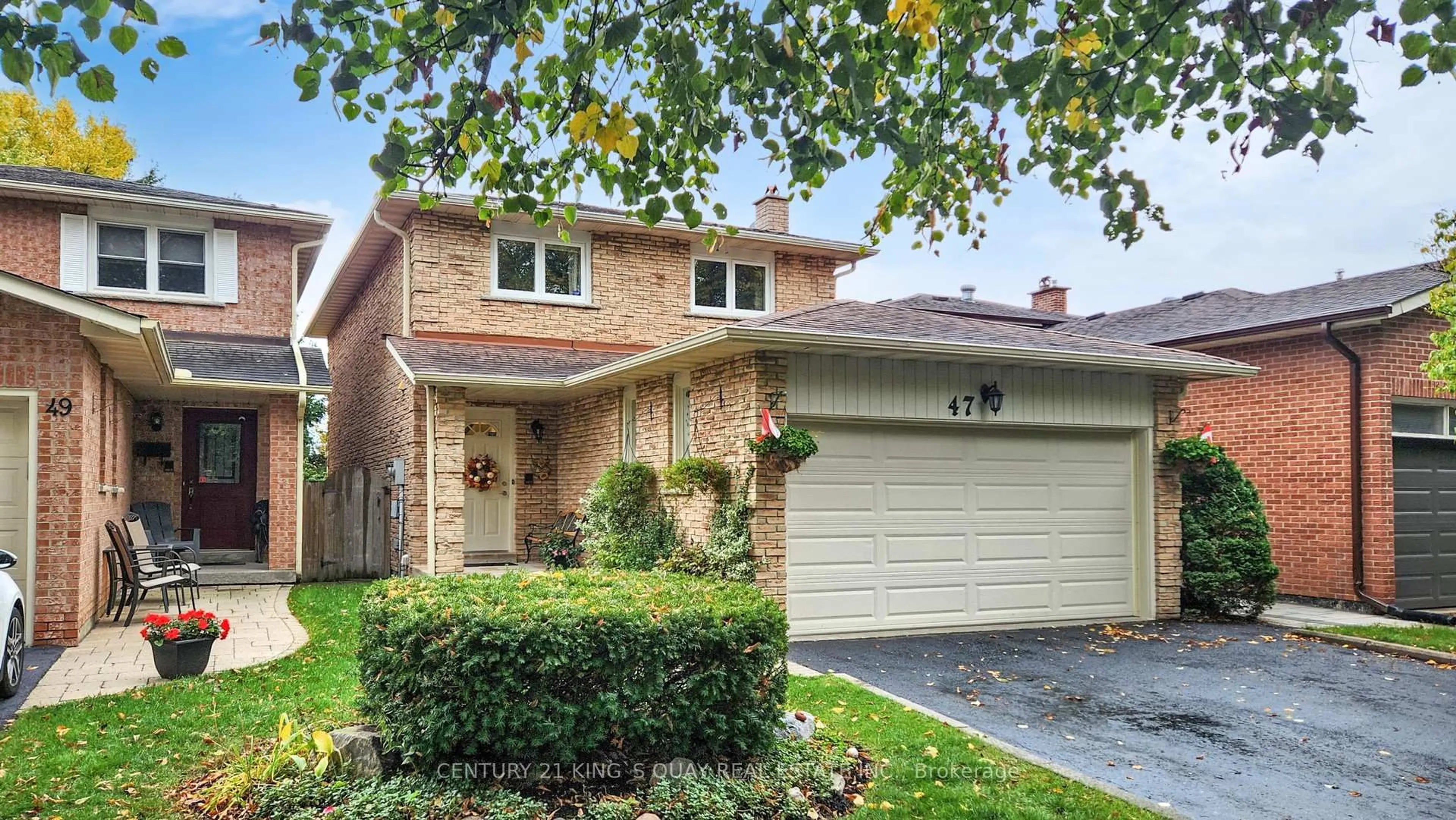 Home with brick exterior material, street for 47 Radford Cres, Markham Ontario L3P 4A2