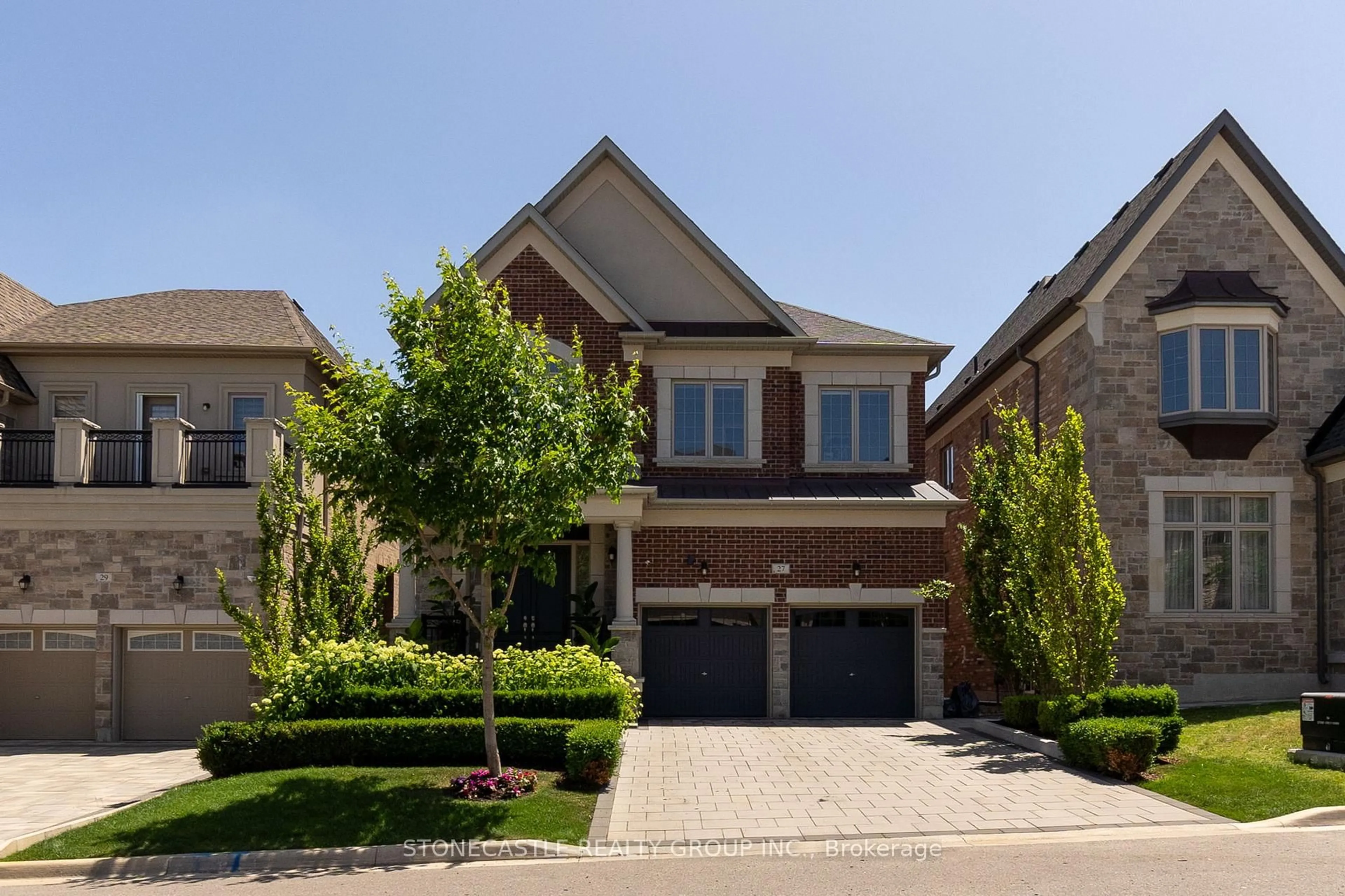 Home with brick exterior material, street for 27 Mower Ave, Vaughan Ontario L6A 4X1