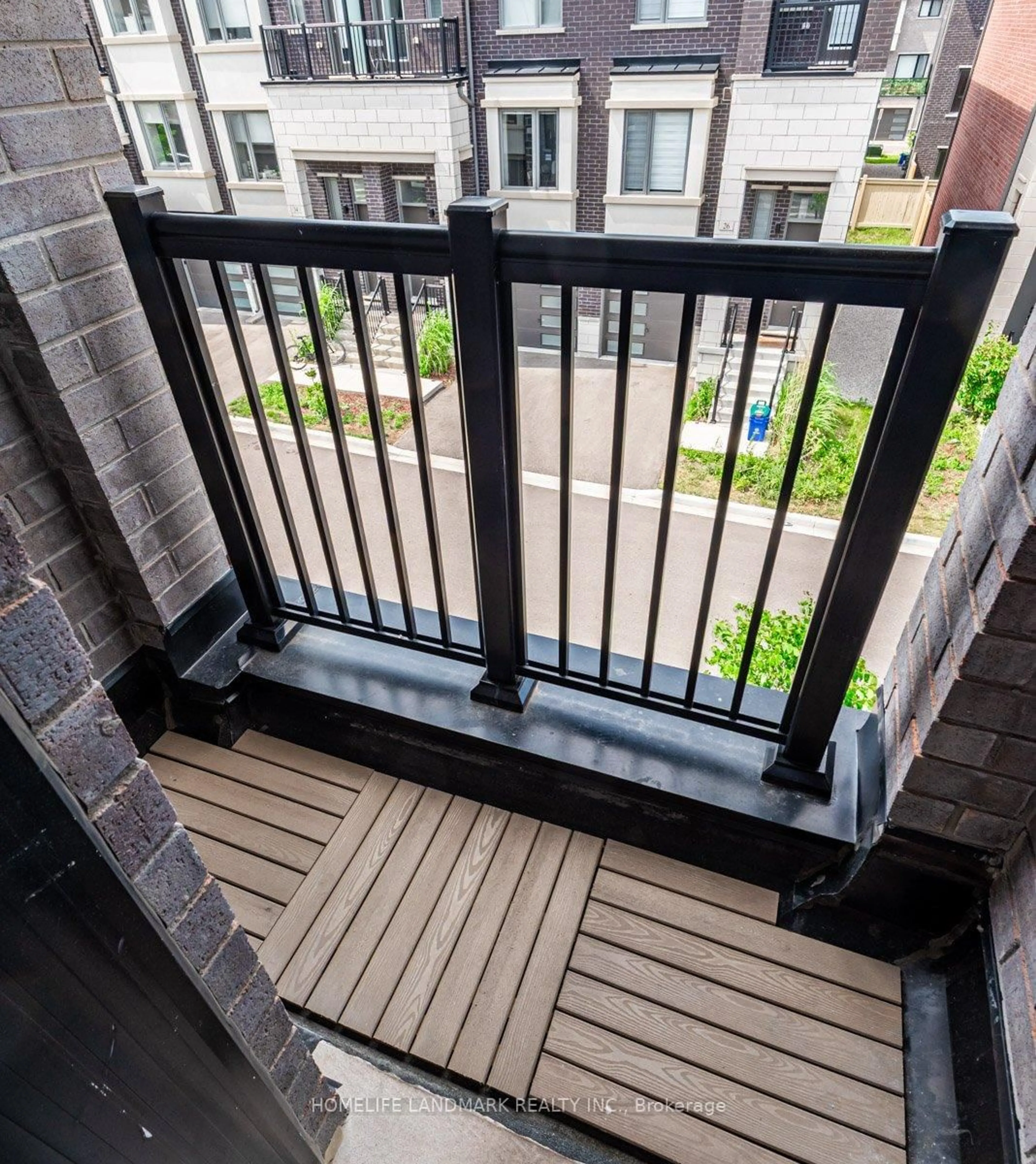 Balcony in the apartment, city buildings view from balcony for 25 Origin Way, Vaughan Ontario L6A 0C6