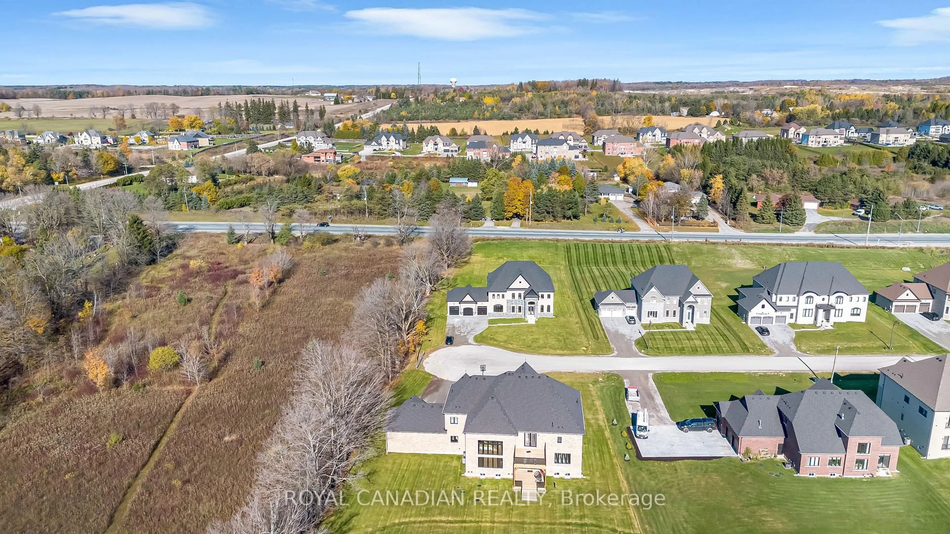 A pic from outside/outdoor area/front of a property/back of a property/a pic from drone, water/lake/river/ocean view for 50 MAXSON Lane, Whitchurch-Stouffville Ontario L4A 5G5