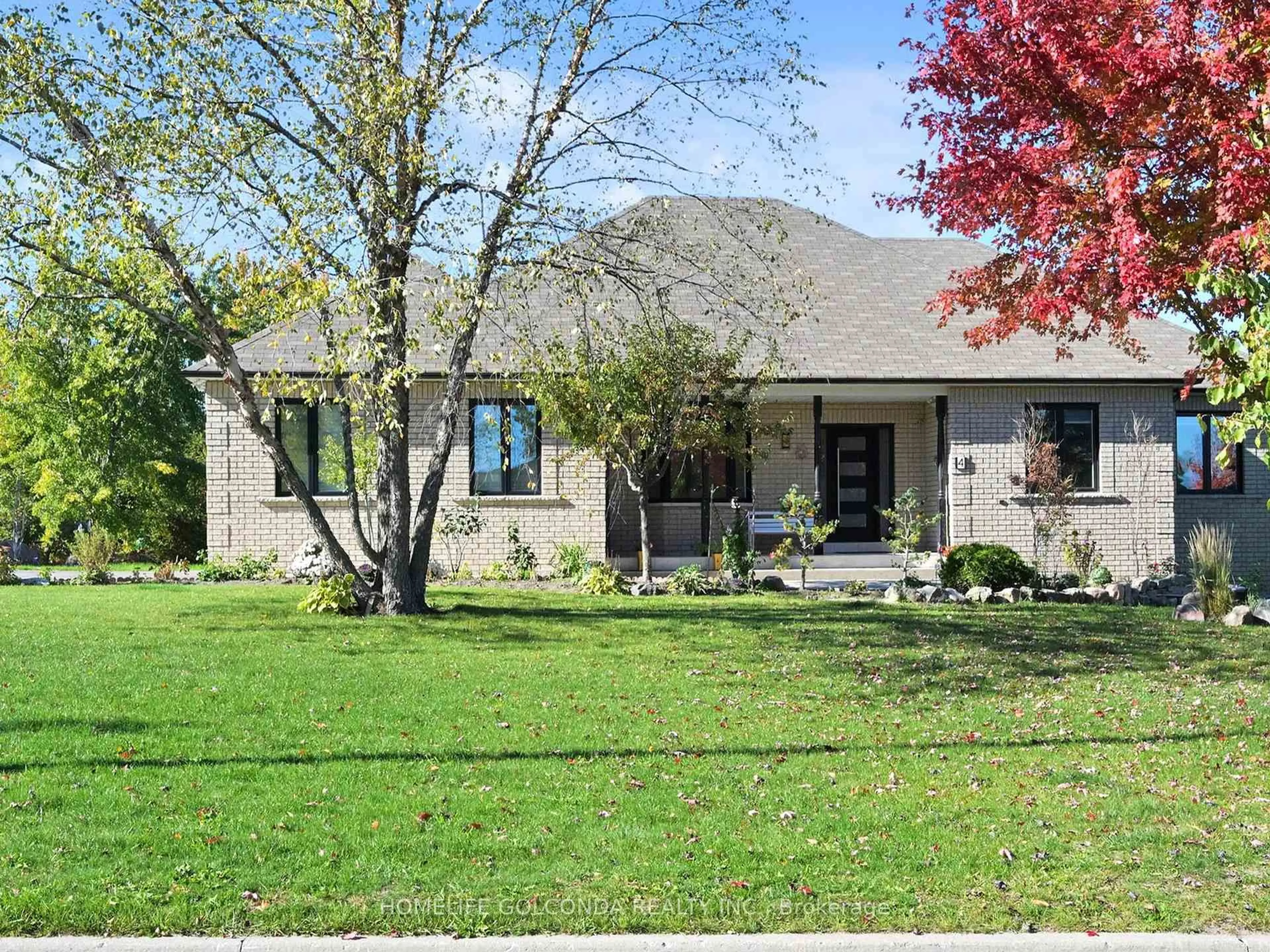 Home with brick exterior material, street for 4 Deer Ridge Rd, Uxbridge Ontario L0C 1A0