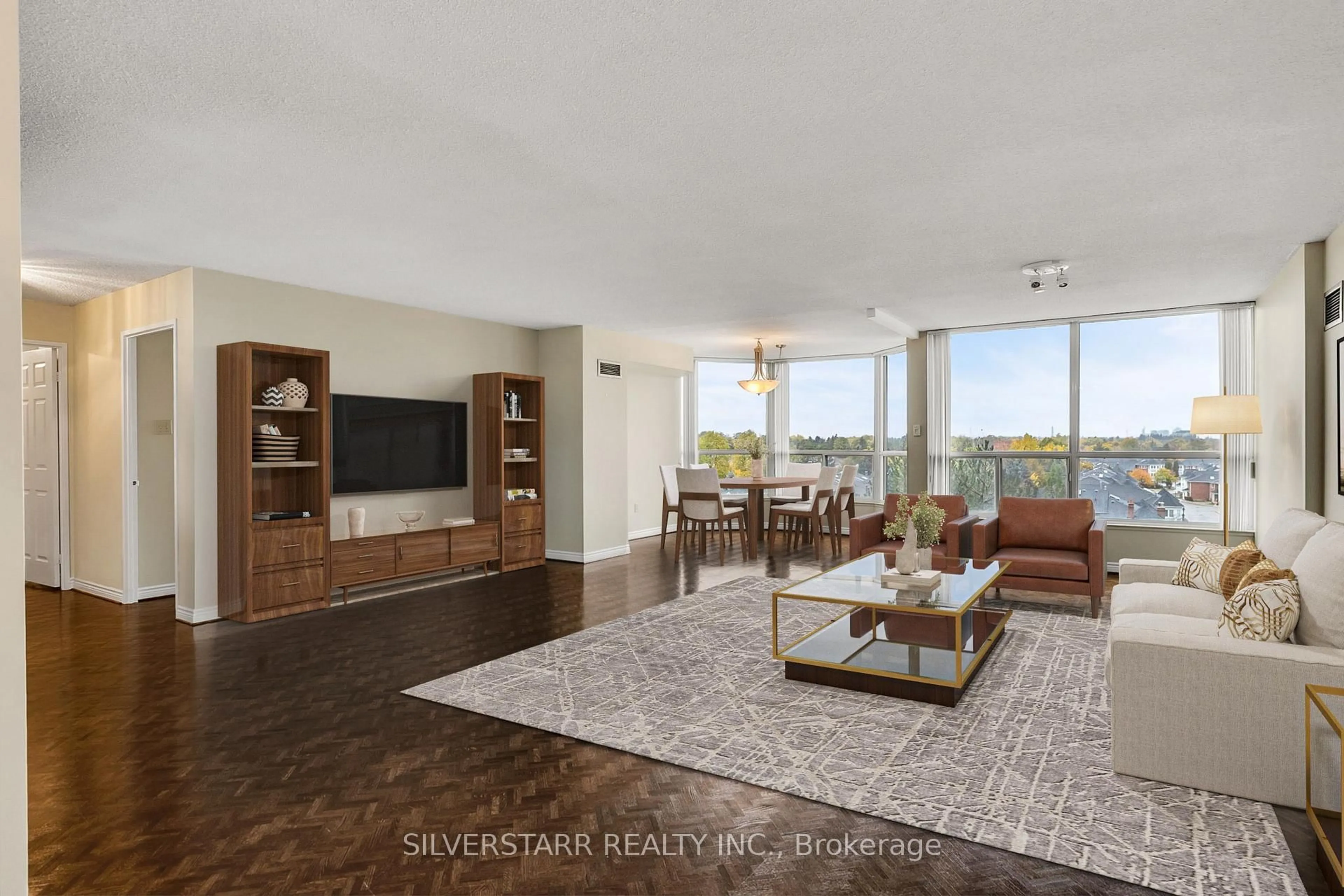 Living room with furniture, unknown for 1 Clark Ave #608, Vaughan Ontario L4J 7Y6