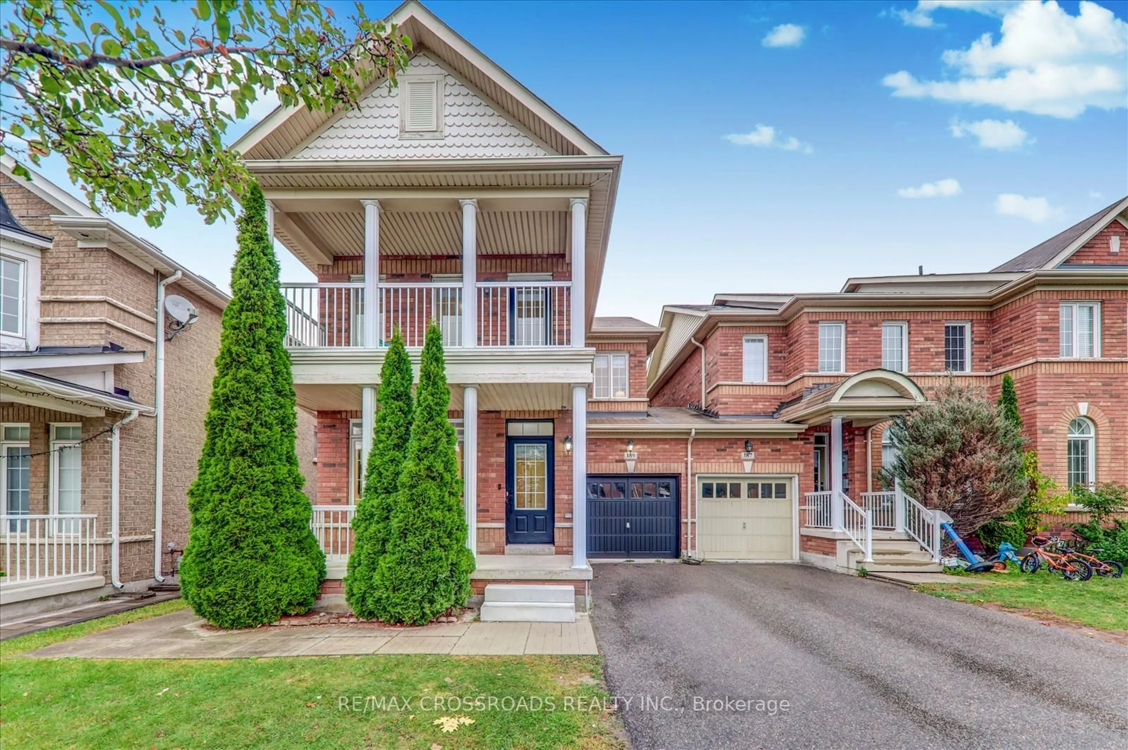 Home with brick exterior material, street for 189 Riverwalk Dr, Markham Ontario L6B 0G6