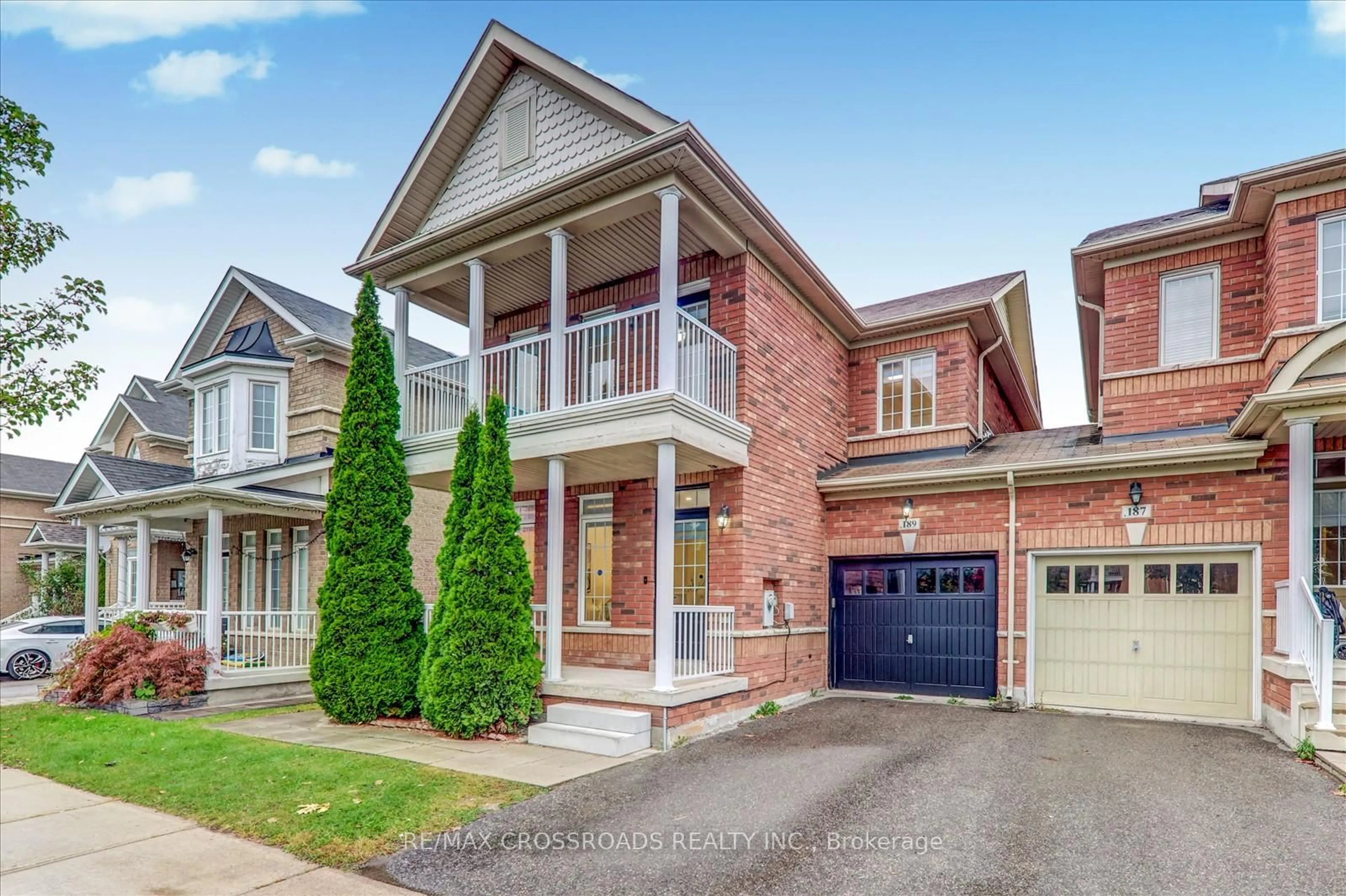Home with brick exterior material, street for 189 Riverwalk Dr, Markham Ontario L6B 0G6