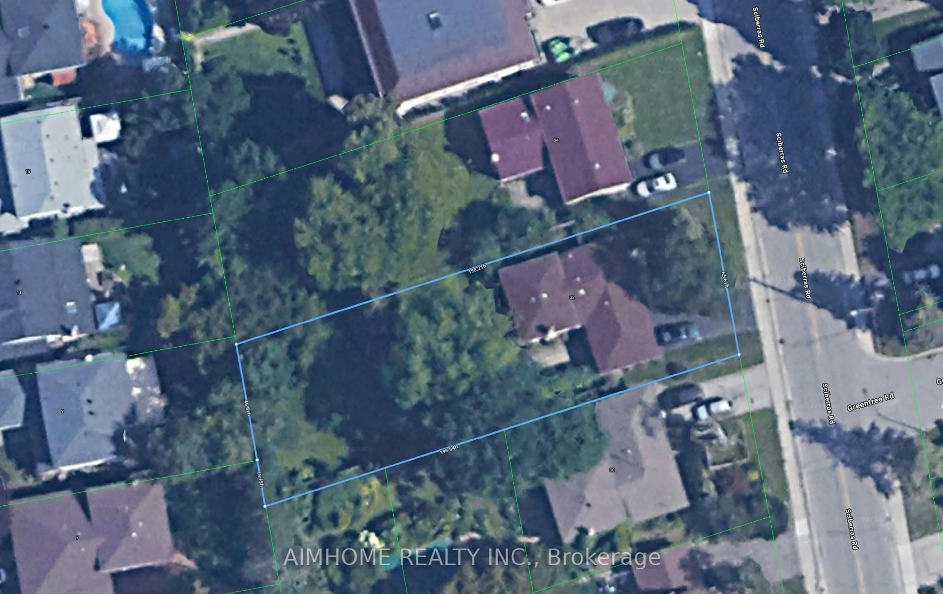 A pic from outside/outdoor area/front of a property/back of a property/a pic from drone, street for 32 Sciberras Rd, Markham Ontario L3R 2J3