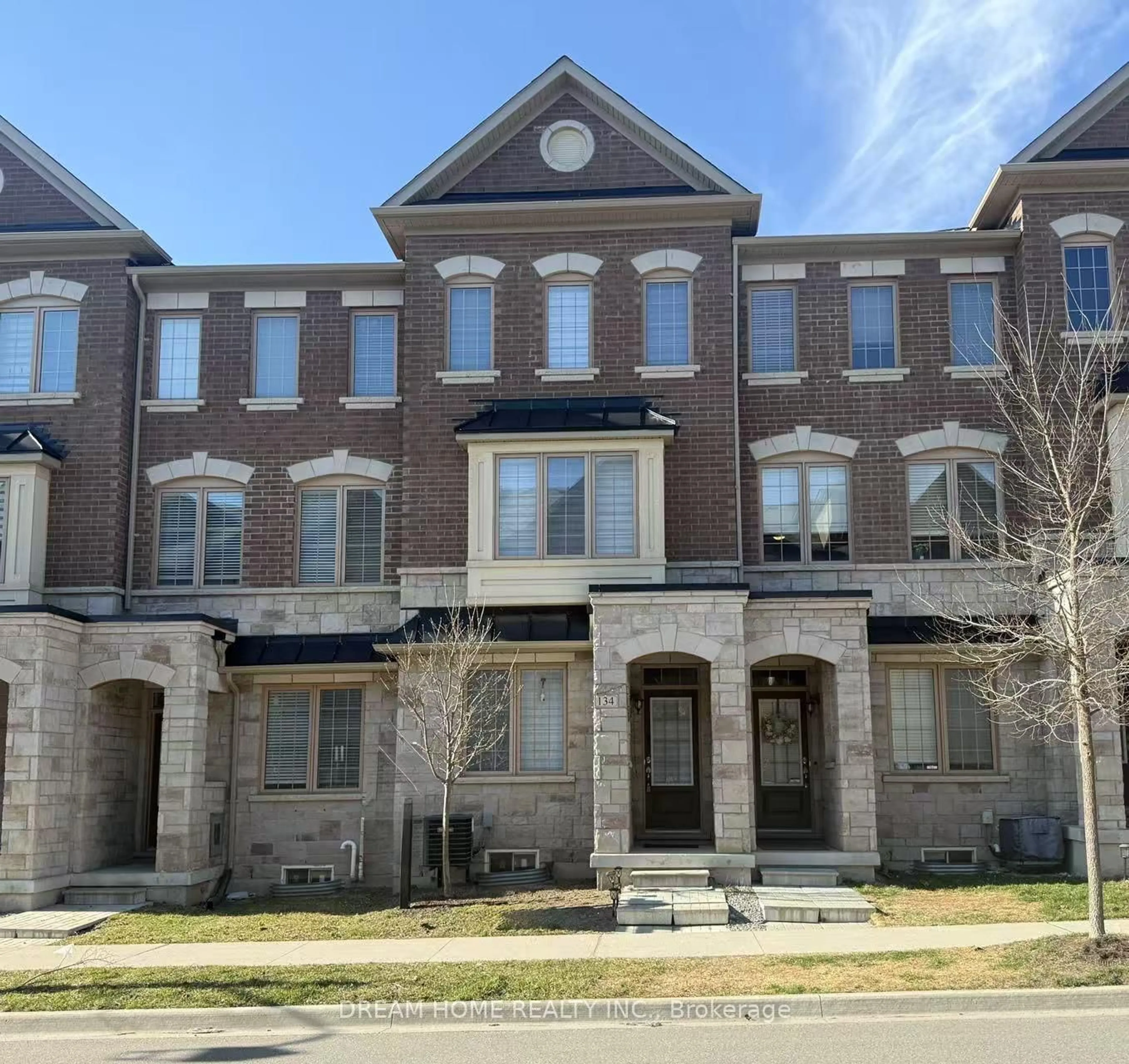 Home with brick exterior material, street for 134 Frederick Wilson Ave, Markham Ontario L6B 0R1