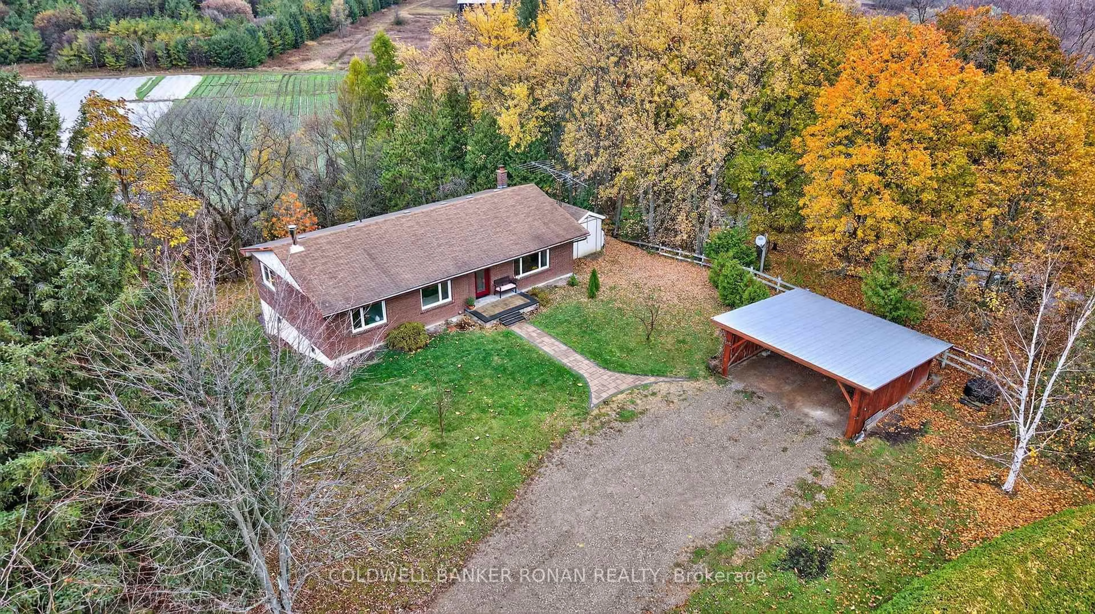 A pic from outside/outdoor area/front of a property/back of a property/a pic from drone, unknown for 6976 2nd Line, New Tecumseth Ontario L0G 1W0