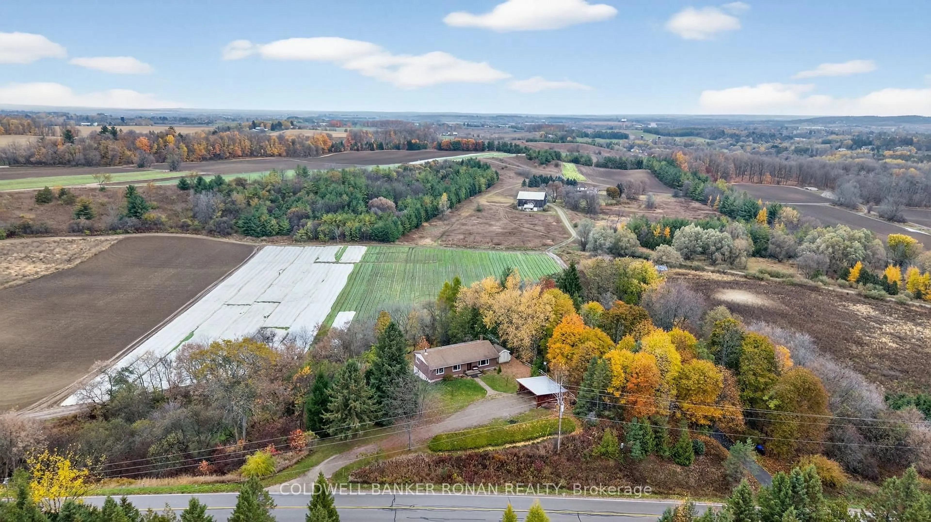 A pic from outside/outdoor area/front of a property/back of a property/a pic from drone, unknown for 6976 2nd Line, New Tecumseth Ontario L0G 1W0