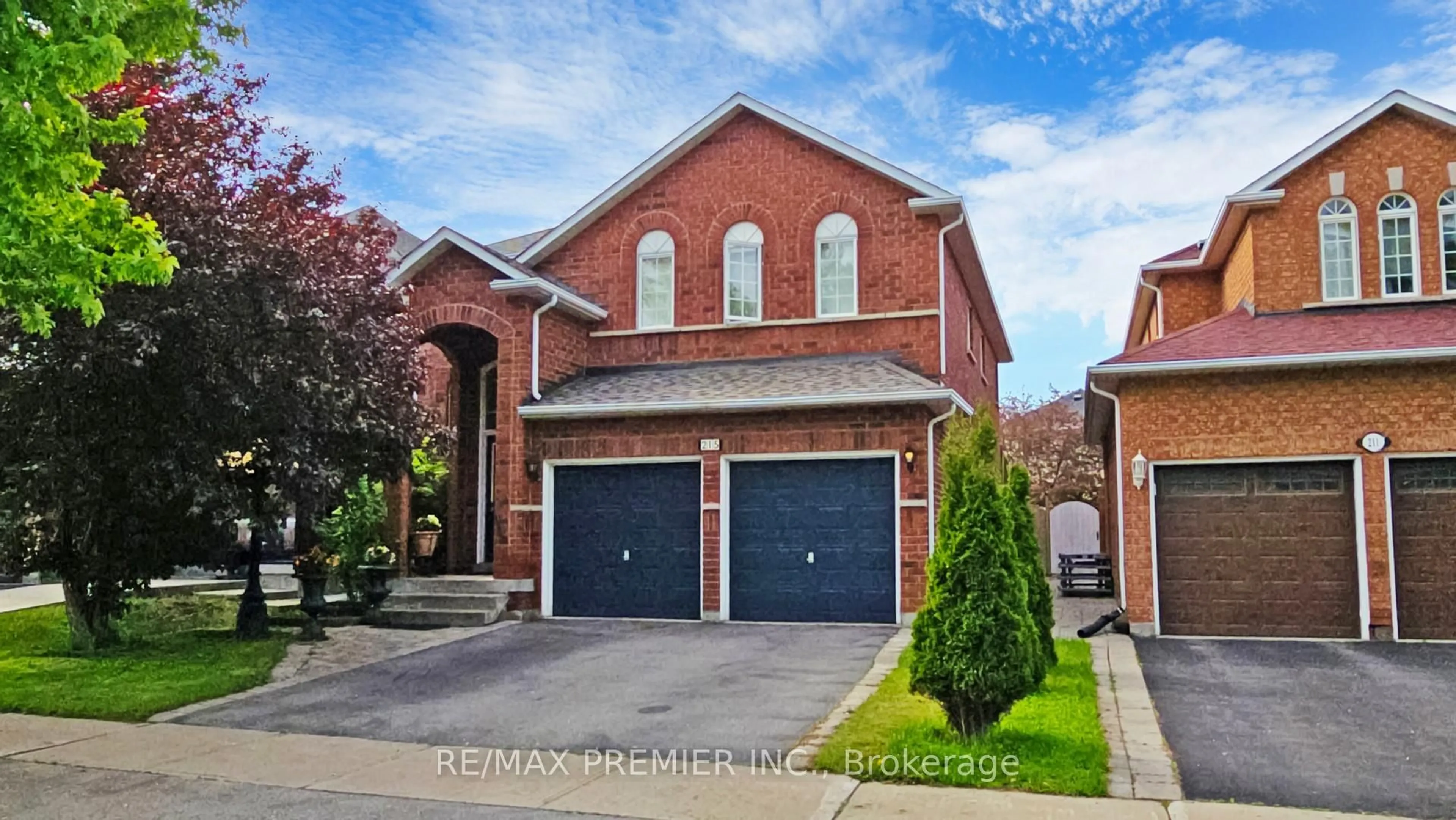 Home with brick exterior material, street for 215 Drummond Dr, Vaughan Ontario L6A 3C1