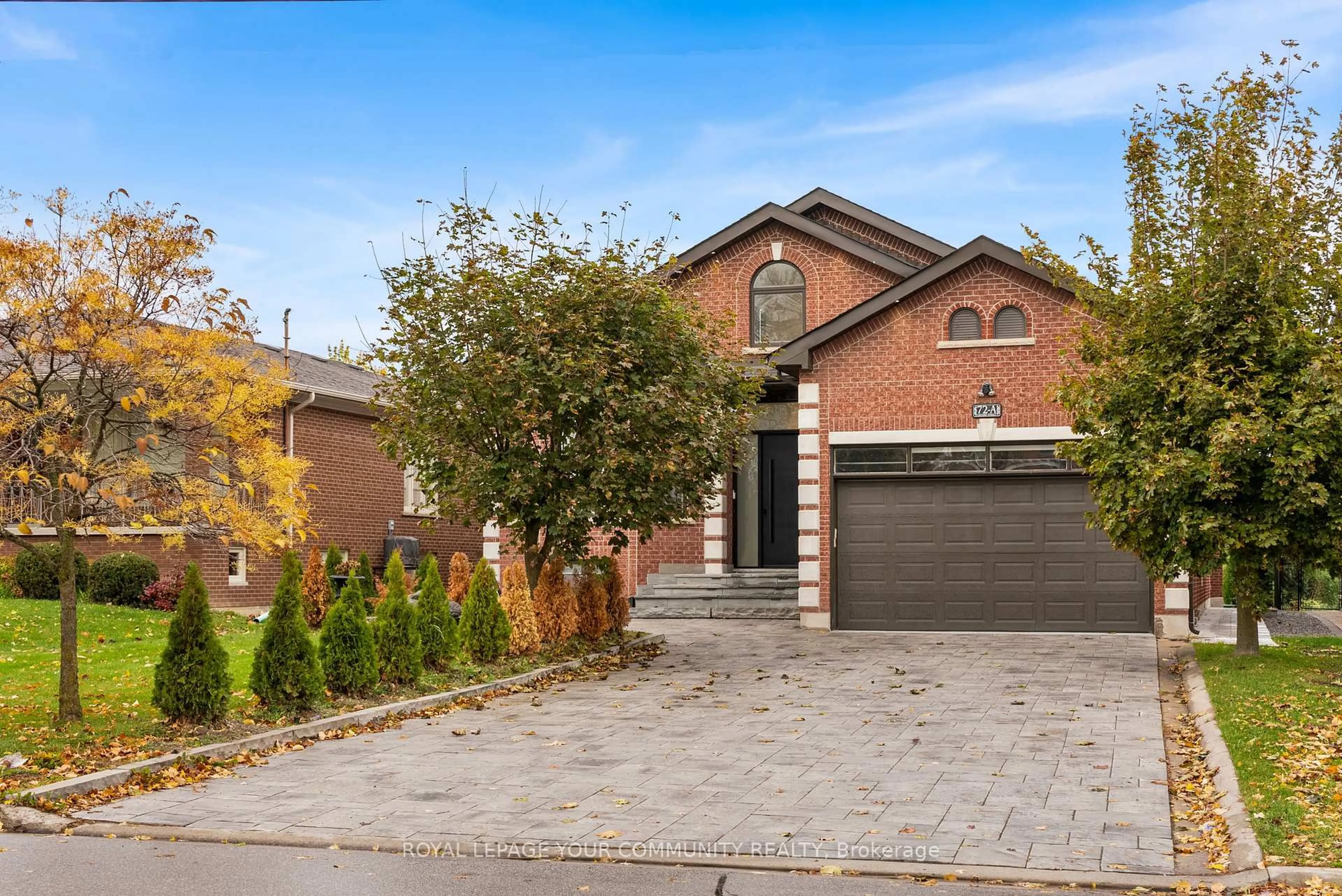 Home with brick exterior material, street for 72A Oxford St, Richmond Hill Ontario L4C 4L5