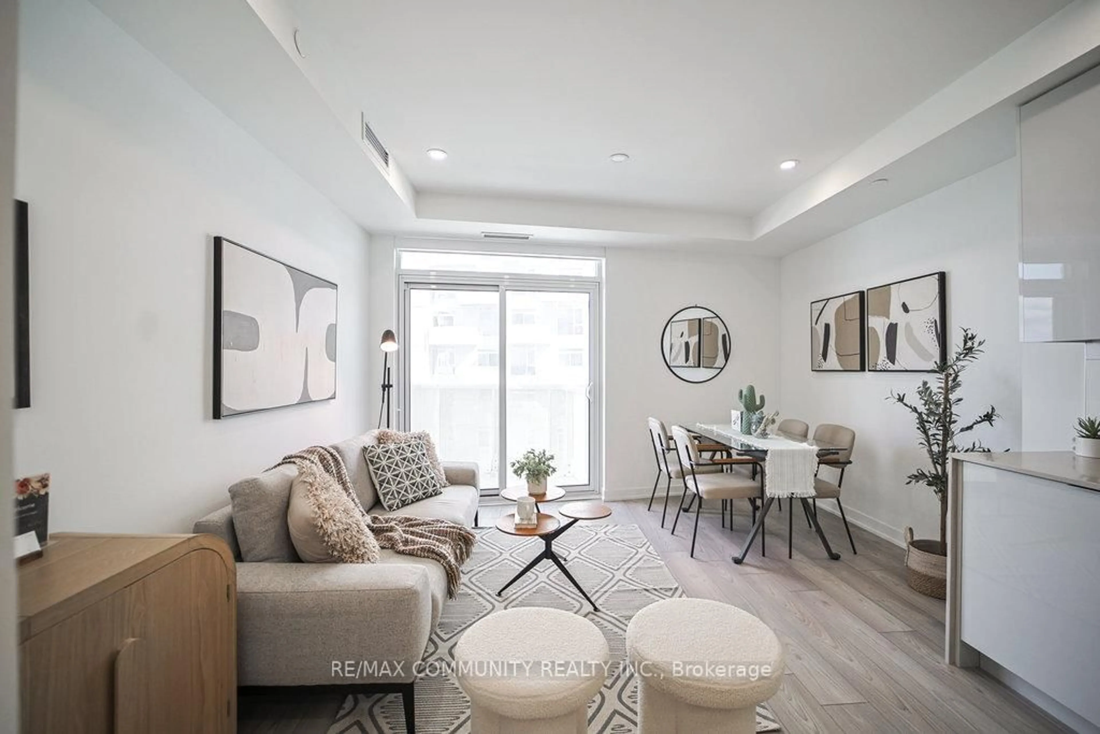 Living room with furniture, unknown for 10 Abeja St #2215, Vaughan Ontario L4K 0R4