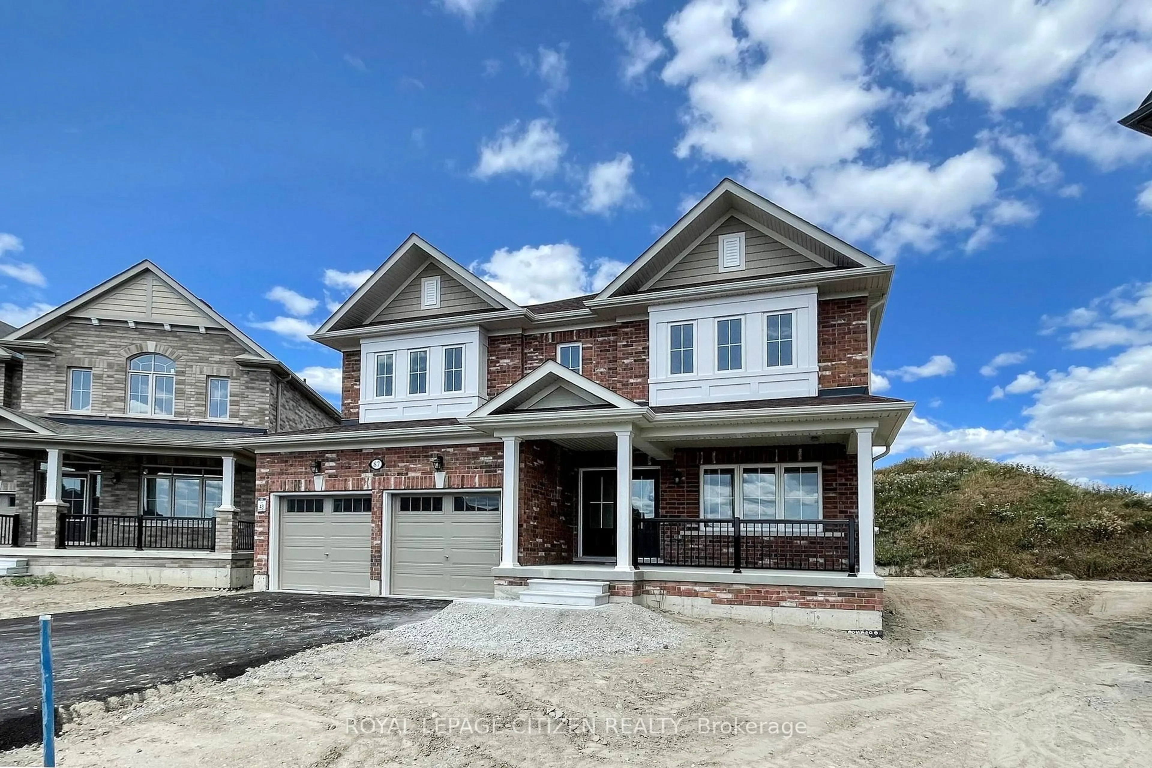 Home with brick exterior material, street for 87 Lawrence D. Pridham Ave, New Tecumseth Ontario L9R 0X4