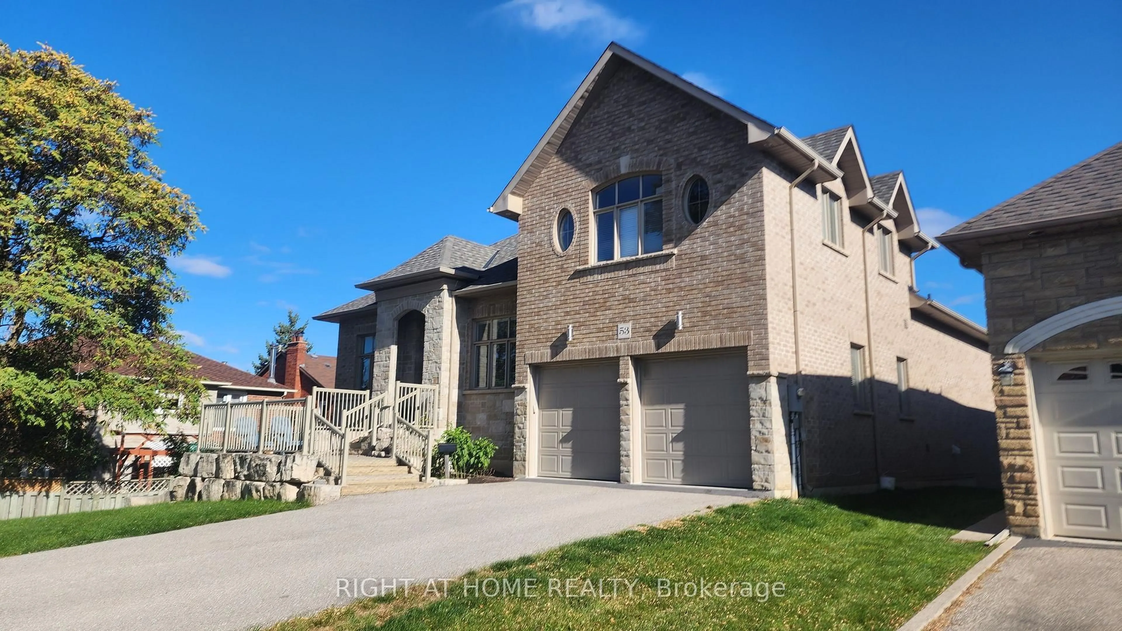 Home with brick exterior material, street for 53 Rockwell Rd, Richmond Hill Ontario L4B 1A9