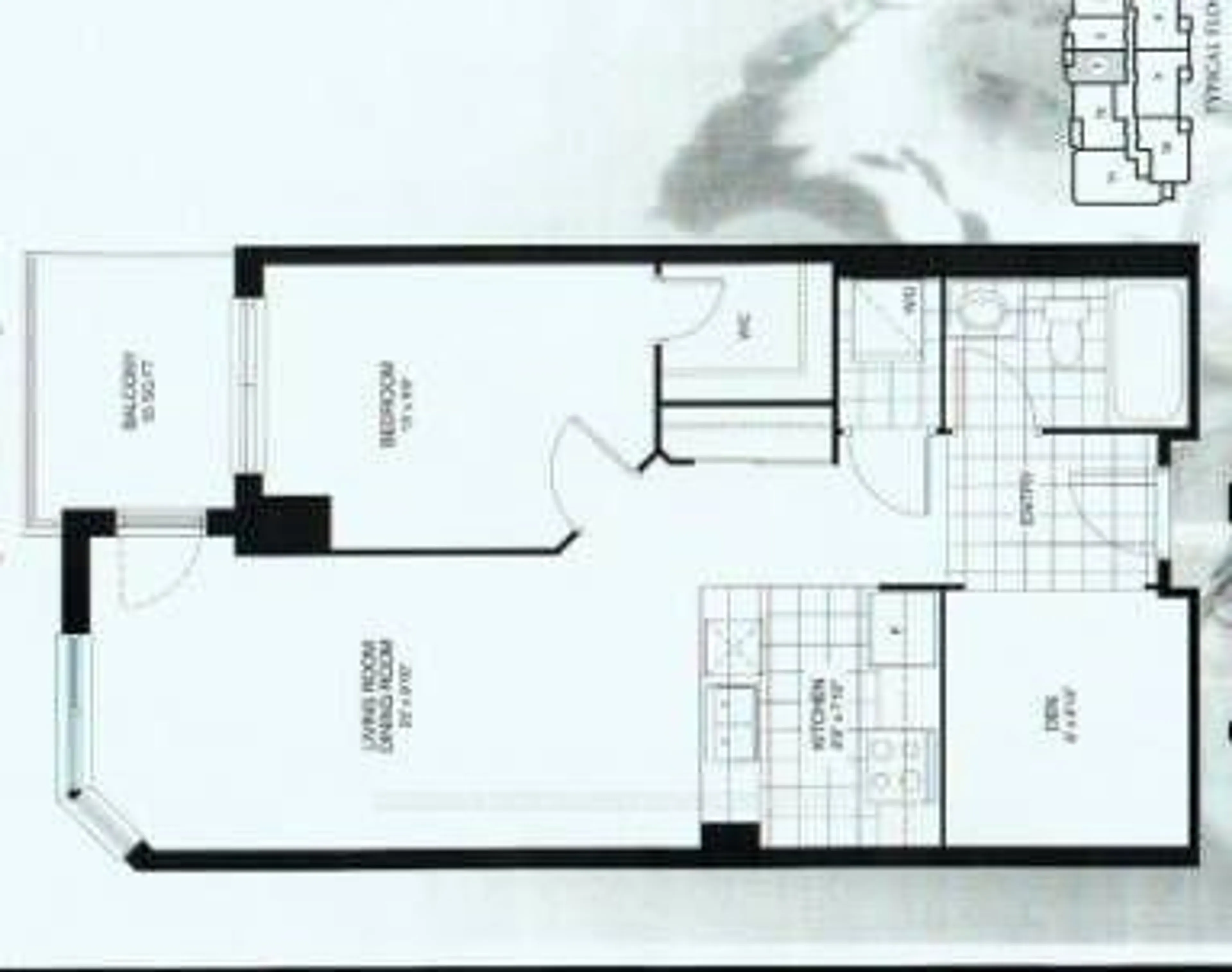 Floor plan for 130 Pond Dr #301, Markham Ontario L3T 7W5