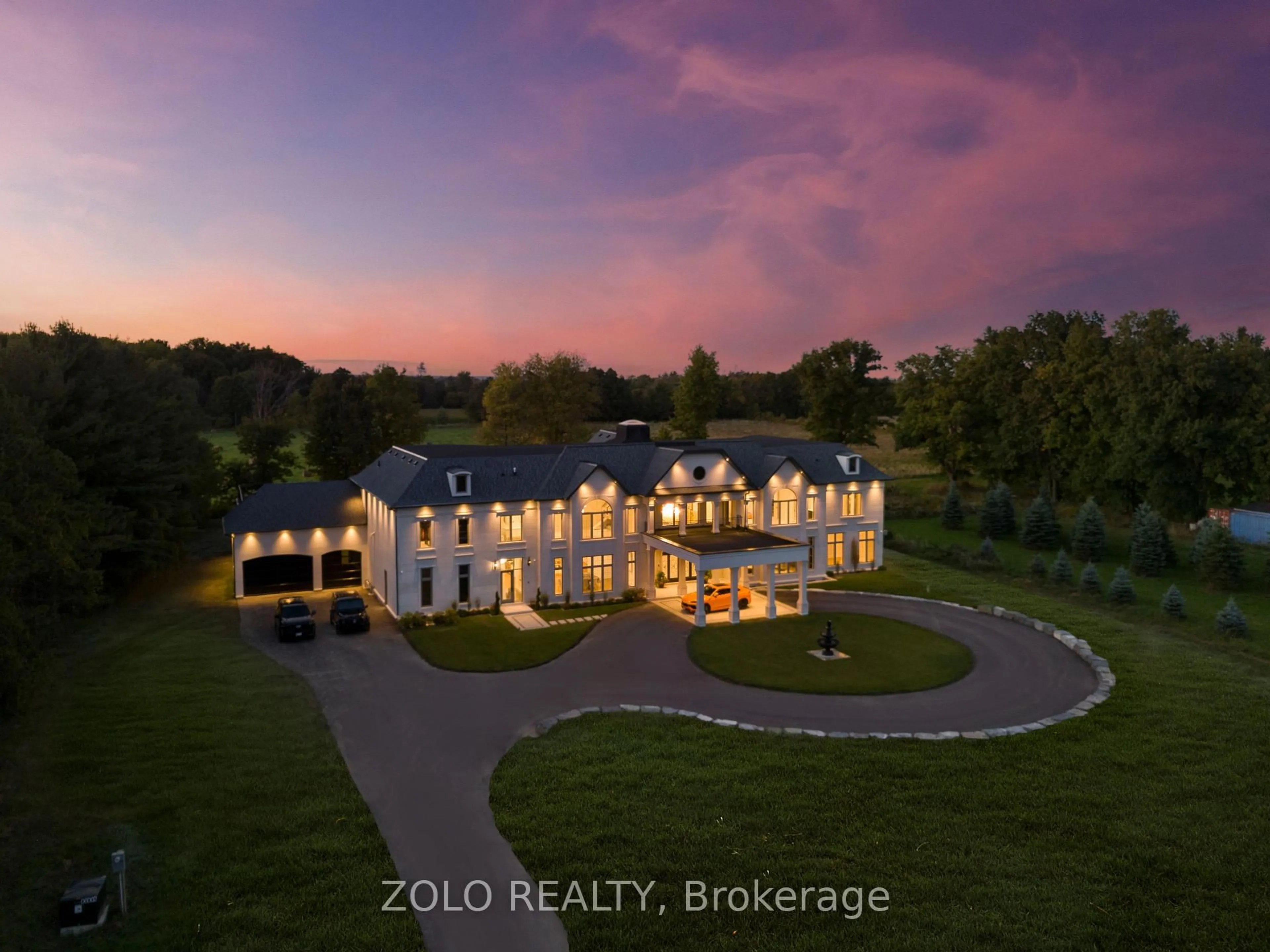 A pic from outside/outdoor area/front of a property/back of a property/a pic from drone, unknown for 3310 18th Sdrd, King Ontario L7B 0H4