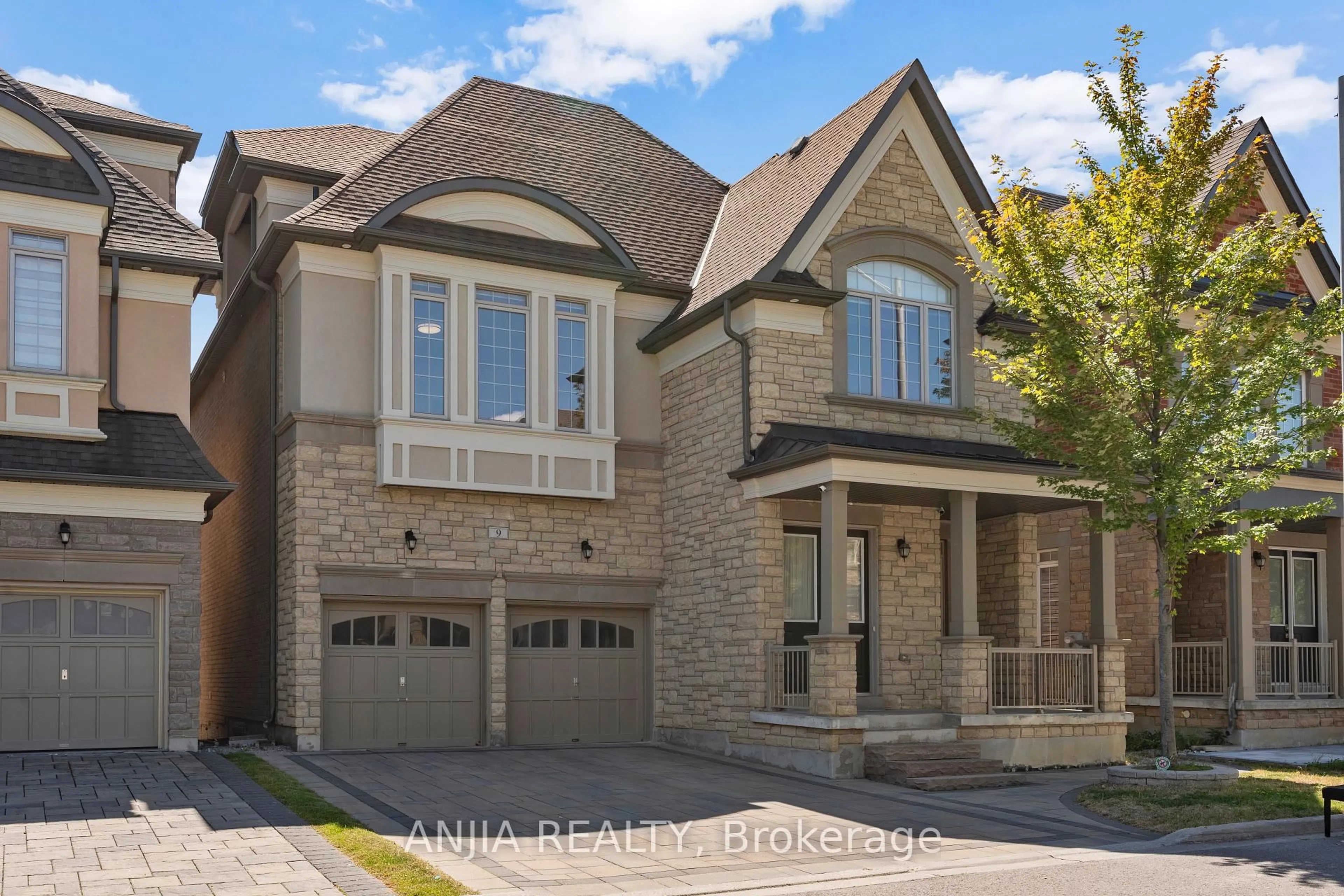 Home with brick exterior material, street for 9 Mario Ave, Markham Ontario L6C 0X8