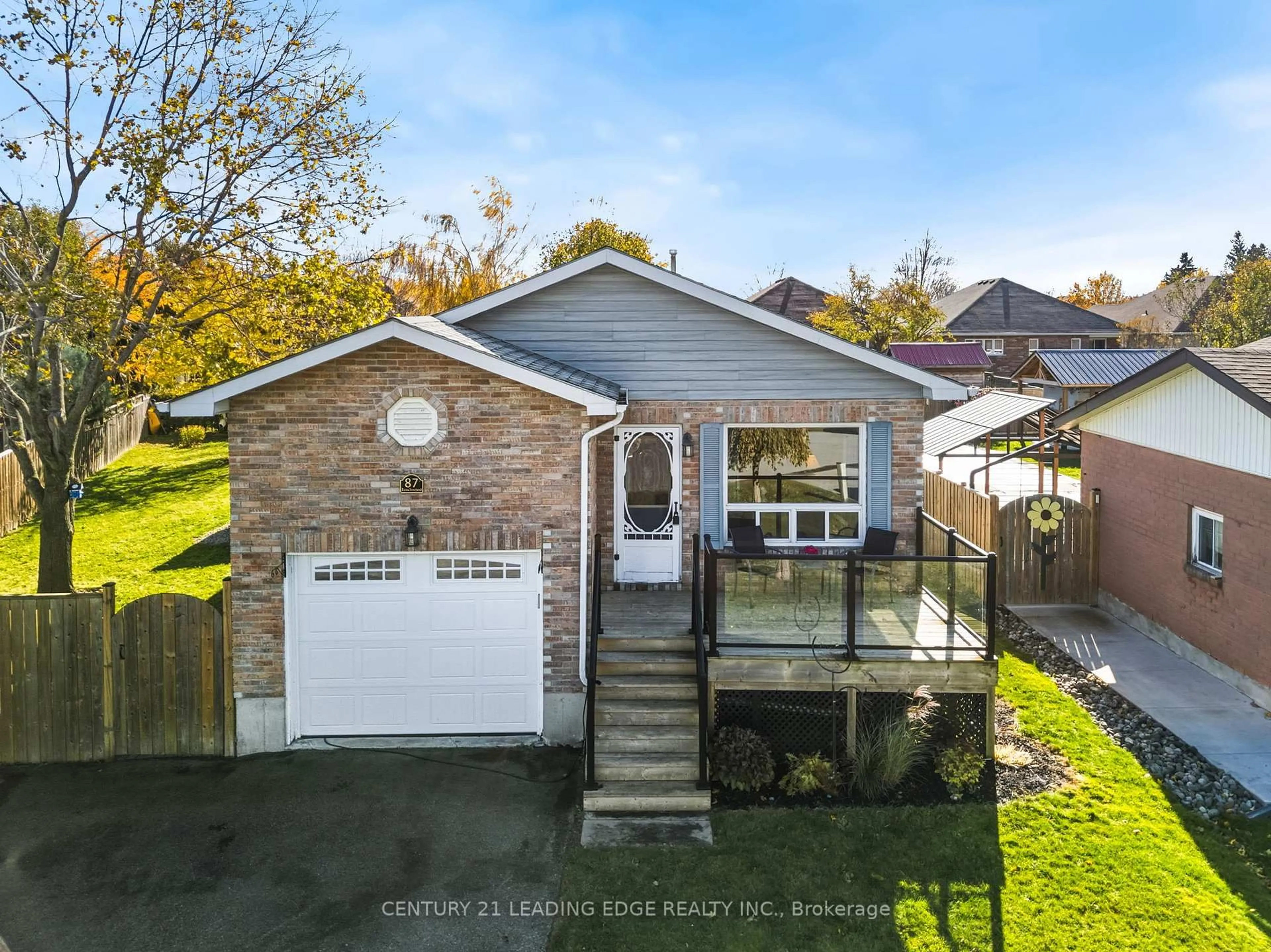 A pic from outside/outdoor area/front of a property/back of a property/a pic from drone, street for 87 Beechwood Ave, Brock Ontario L0K 1A0
