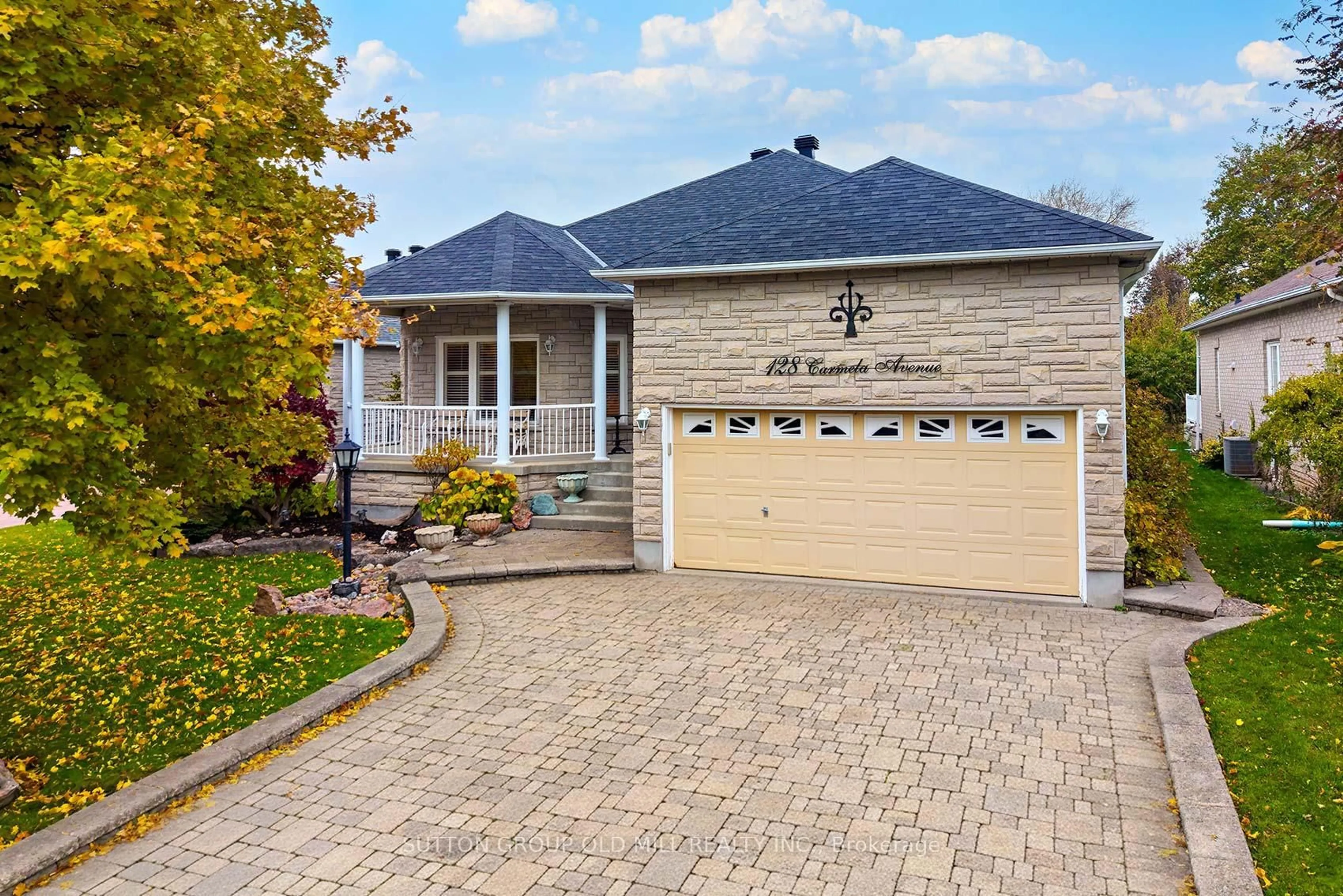 Home with brick exterior material, street for 128 Carmela Ave, Richmond Hill Ontario L4E 2V6