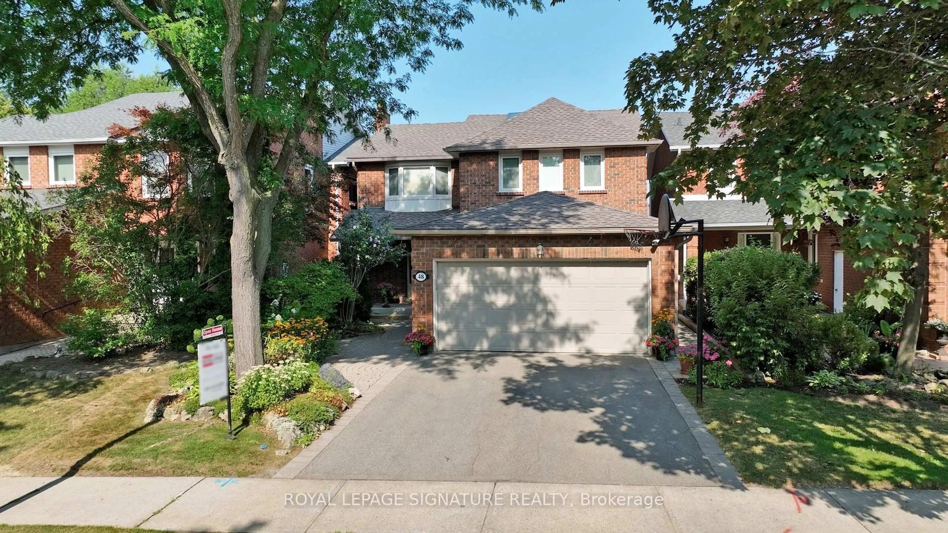 Home with brick exterior material, street for 48 Millcroft Way, Vaughan Ontario L4J 6N9