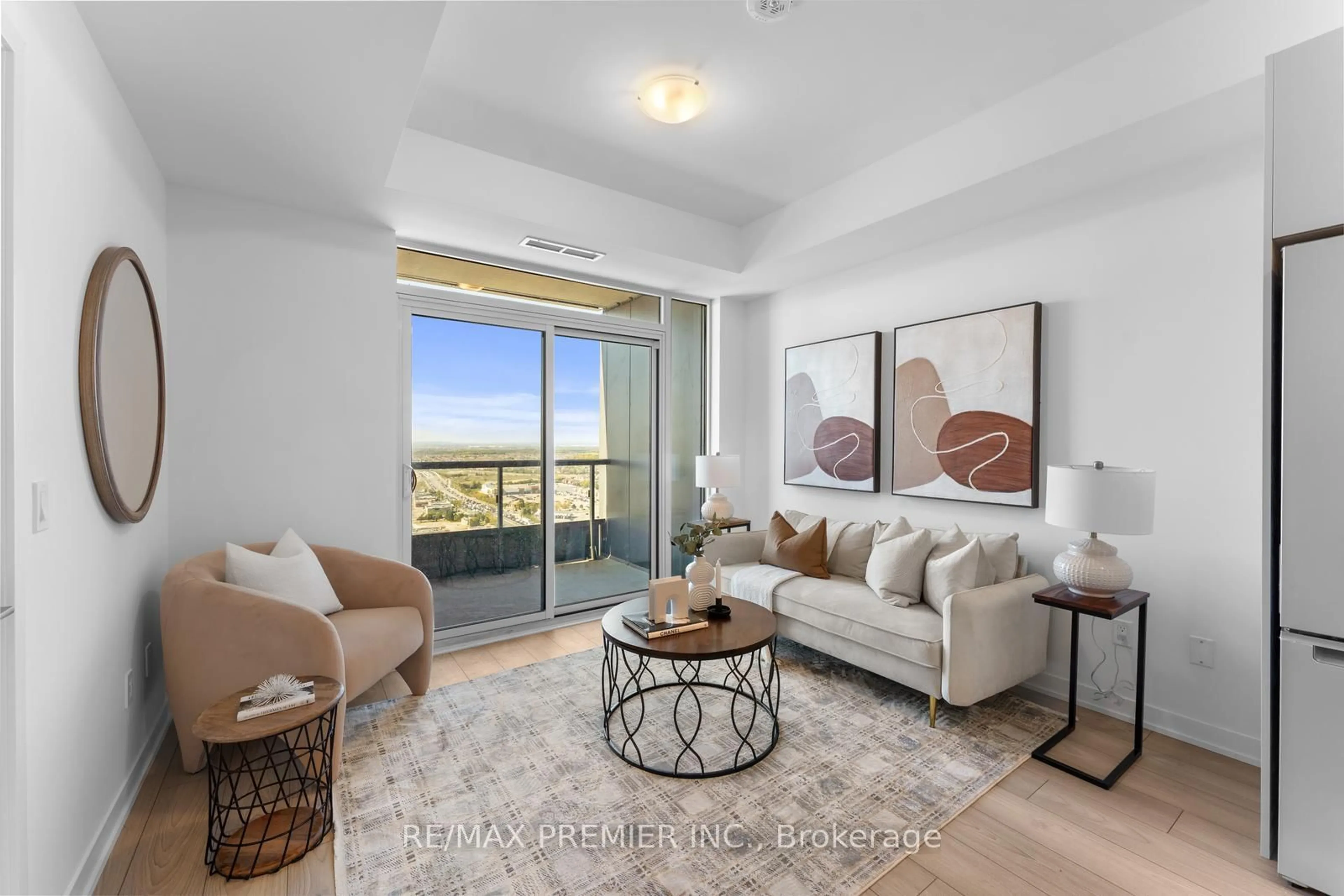 Living room with furniture, unknown for 10 Abeja St #2617, Vaughan Ontario L4K 0R4