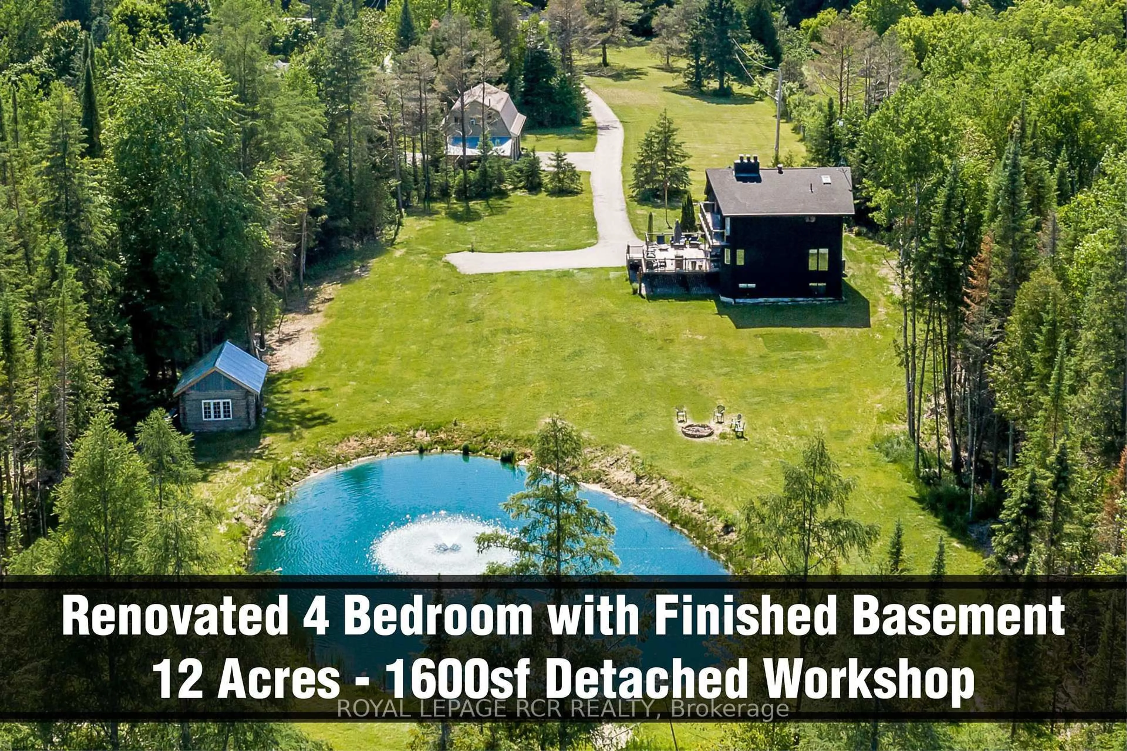 A pic from outside/outdoor area/front of a property/back of a property/a pic from drone, unknown for 10169 Concession 3 Rd, Uxbridge Ontario L0E 1T0