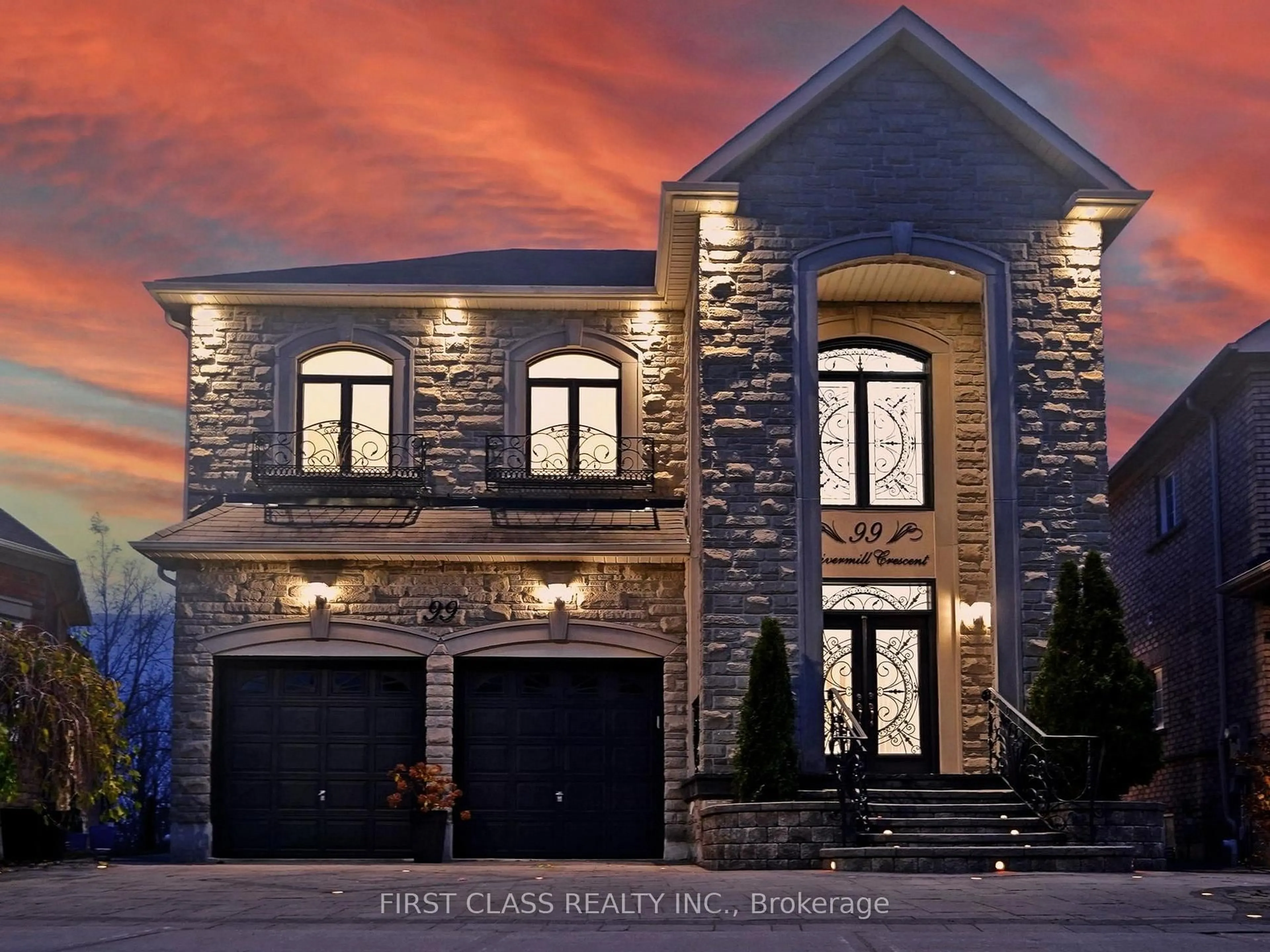 Home with brick exterior material, street for 99 Rivermill Cres, Vaughan Ontario L6A 0H4