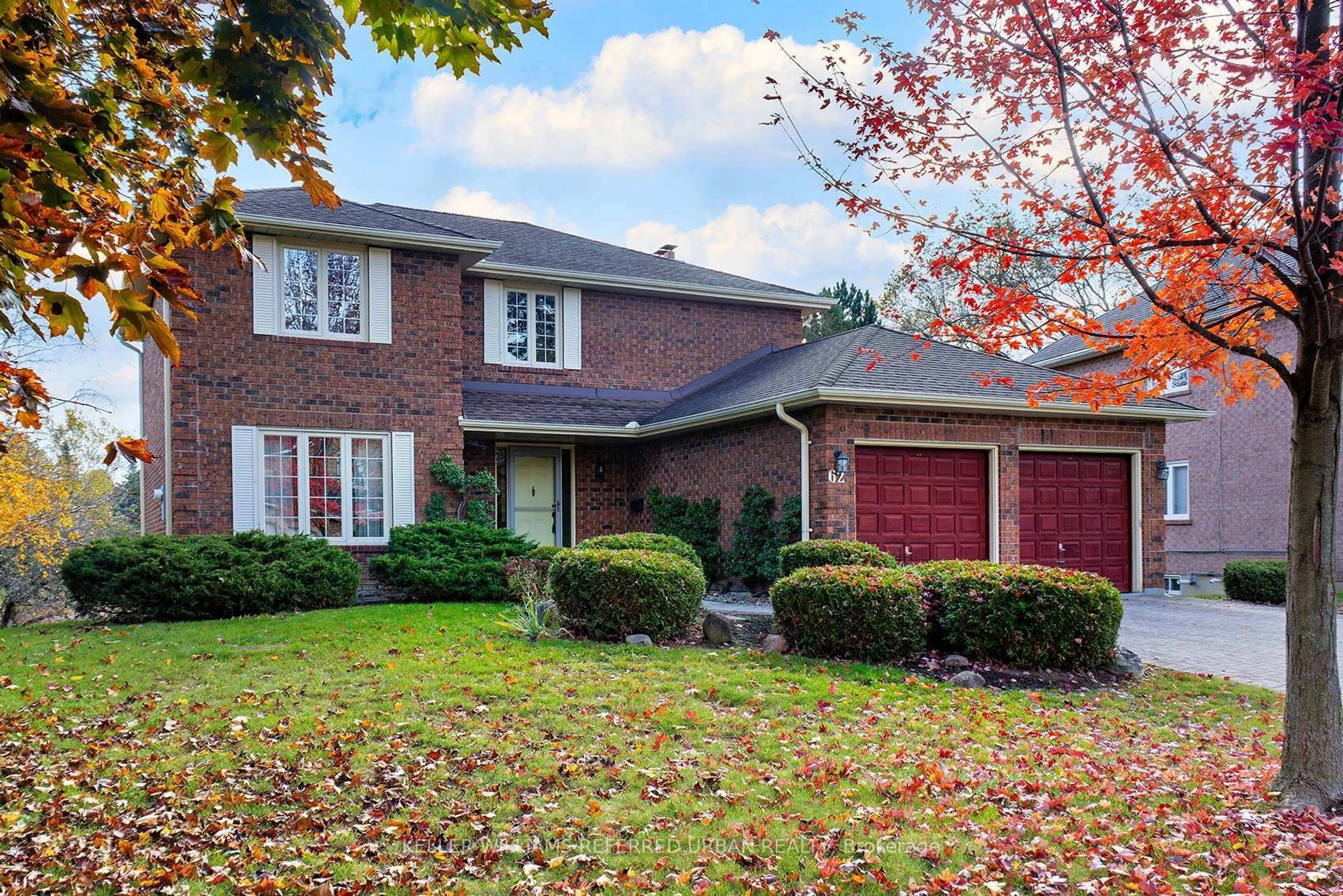 Home with brick exterior material, street for 62 Devlin Pl, Aurora Ontario L4G 5W8