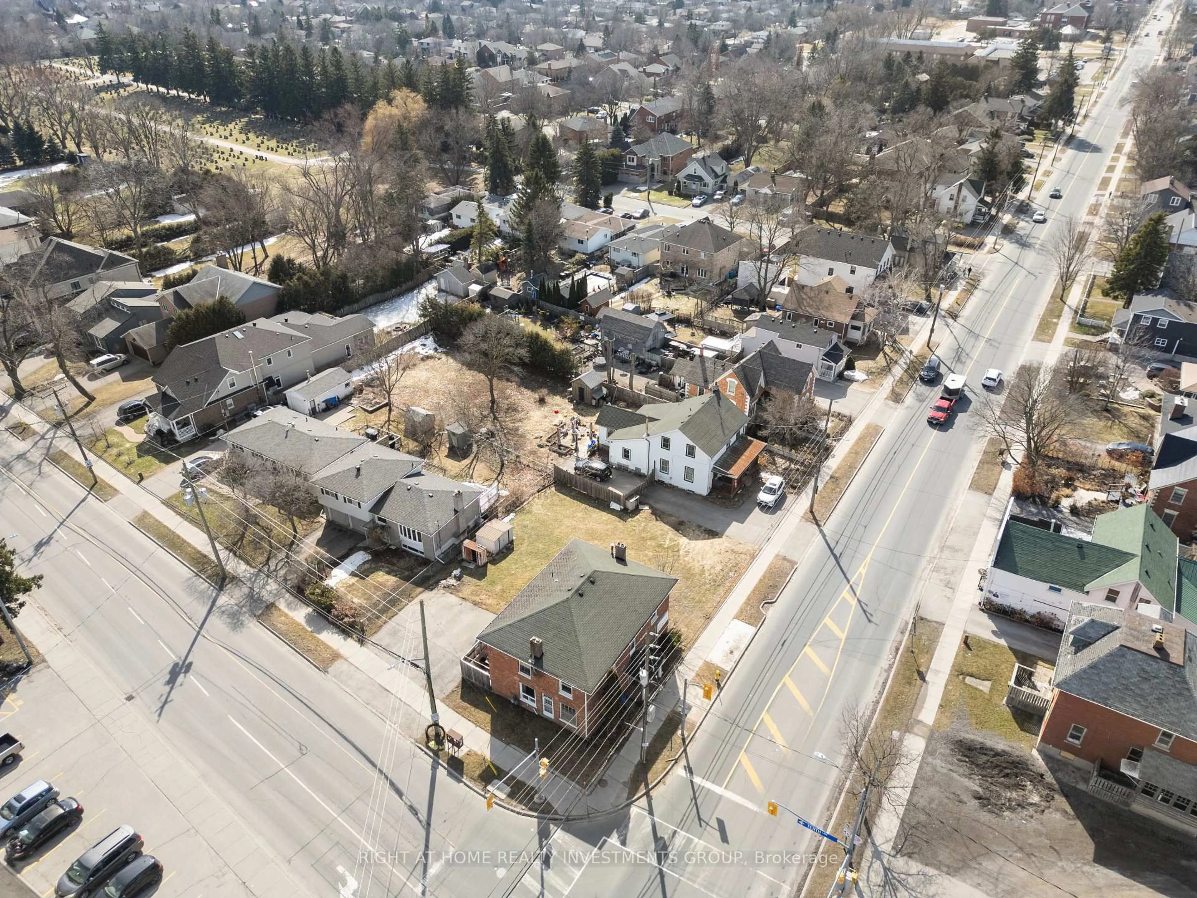 A pic from outside/outdoor area/front of a property/back of a property/a pic from drone, street for 6745 Main St, Whitchurch-Stouffville Ontario L4A 6B5