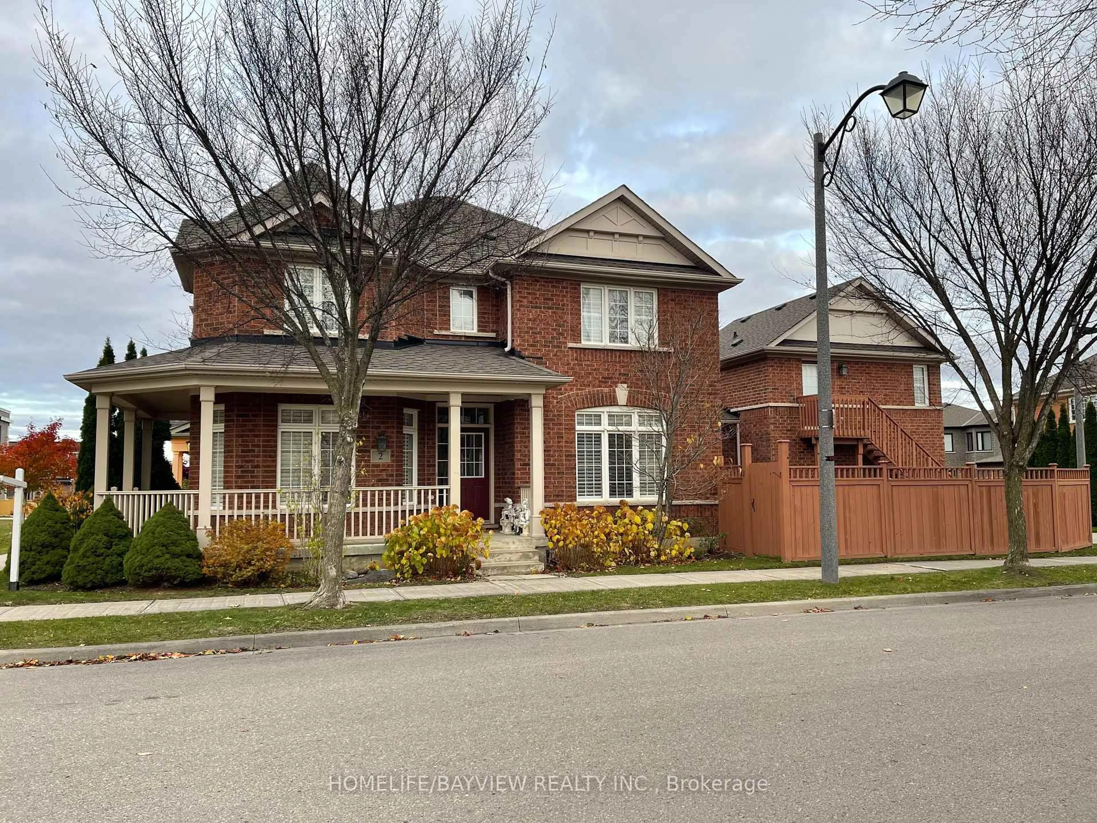 Home with brick exterior material, street for 2 Hikers Lane, Markham Ontario L6B 0K3